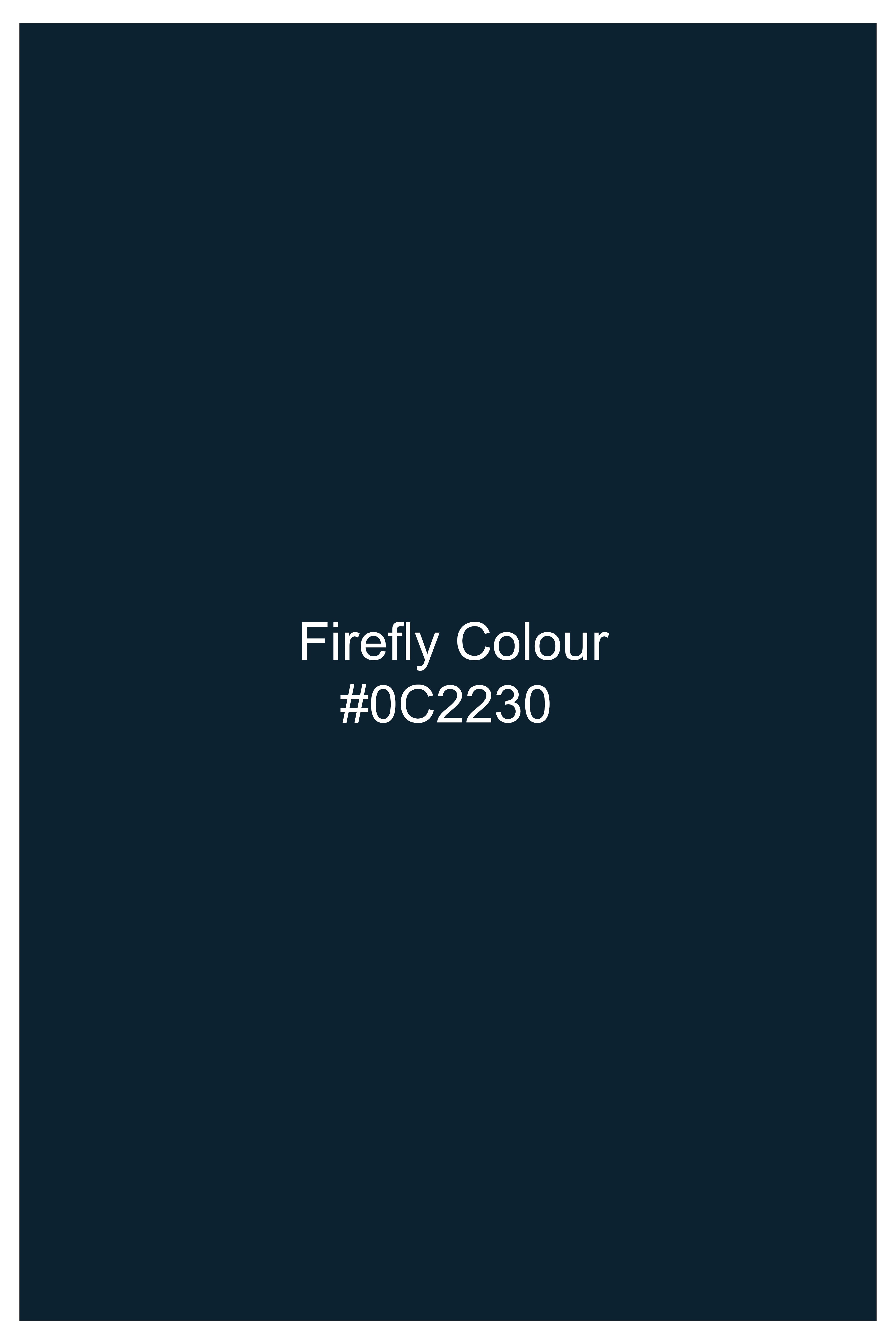 Luminor-Firefly Blue Subtle Sheen Super Soft Premium Cotton Tuxedo Dress Shirt