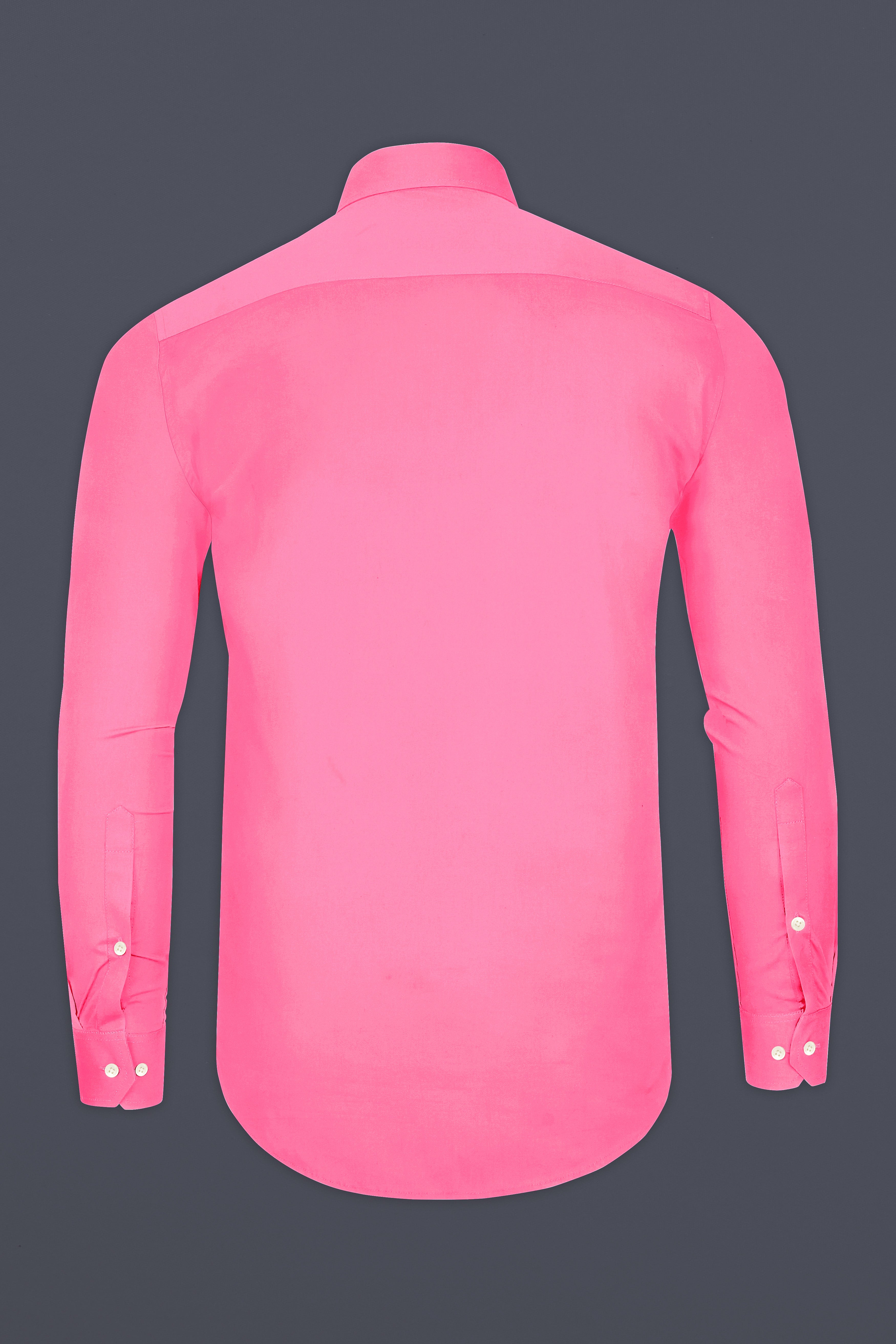 Blushoro-Thulian Pink Subtle Sheen Super Soft Premium Cotton Tuxedo Dress Shirt