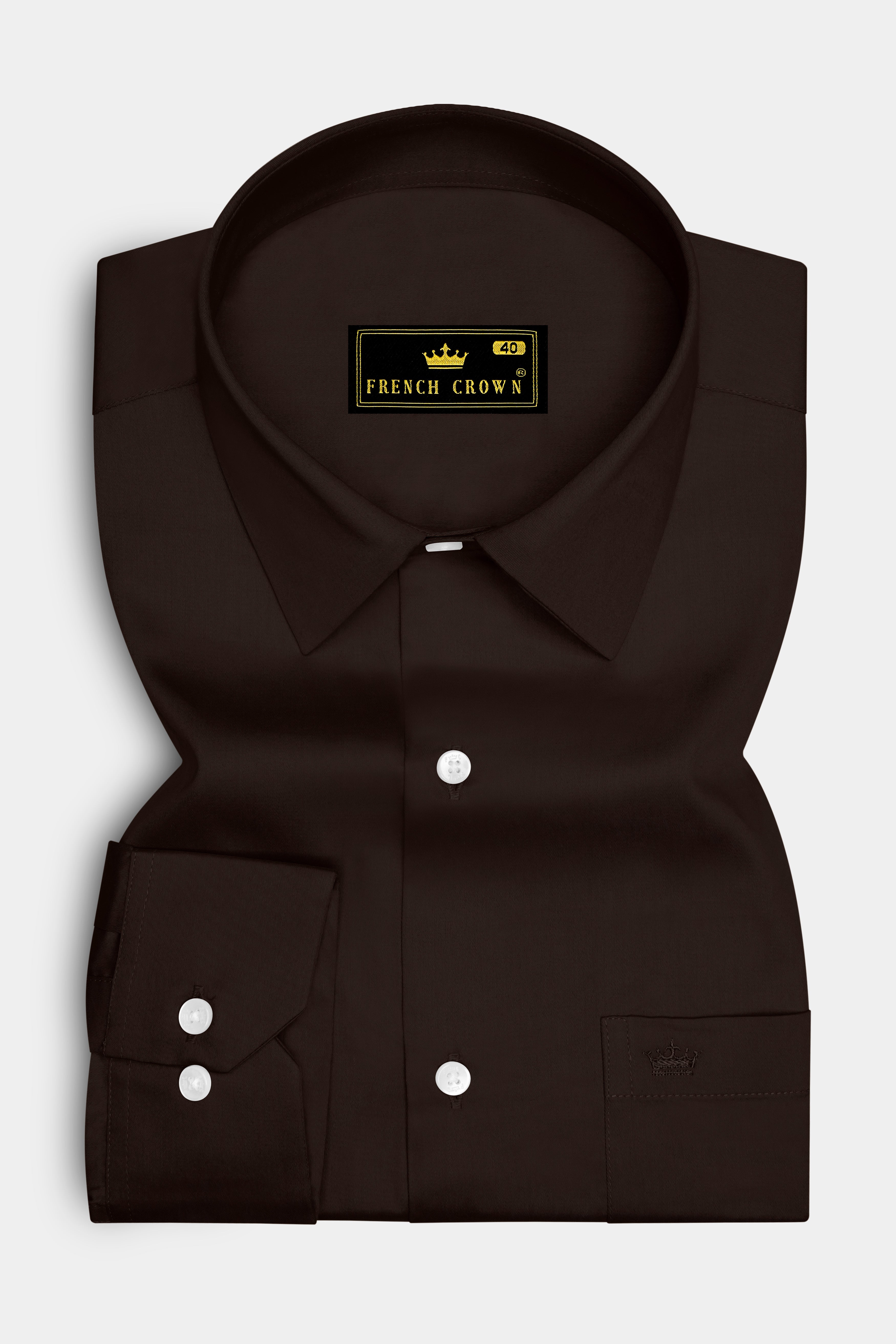Umbero-Eternity Brown Subtle Sheen Super Soft Premium Cotton Dress Shirt 14349-38, 14349-H-38, 14349-39, 14349-H-39, 14349-40, 14349-H-40, 14349-42, 14349-H-42, 14349-44, 14349-H-44, 14349-46, 14349-H-46, 14349-48, 14349-H-48, 14349-50, 14349-H-50, 14349-52, 14349-H-52