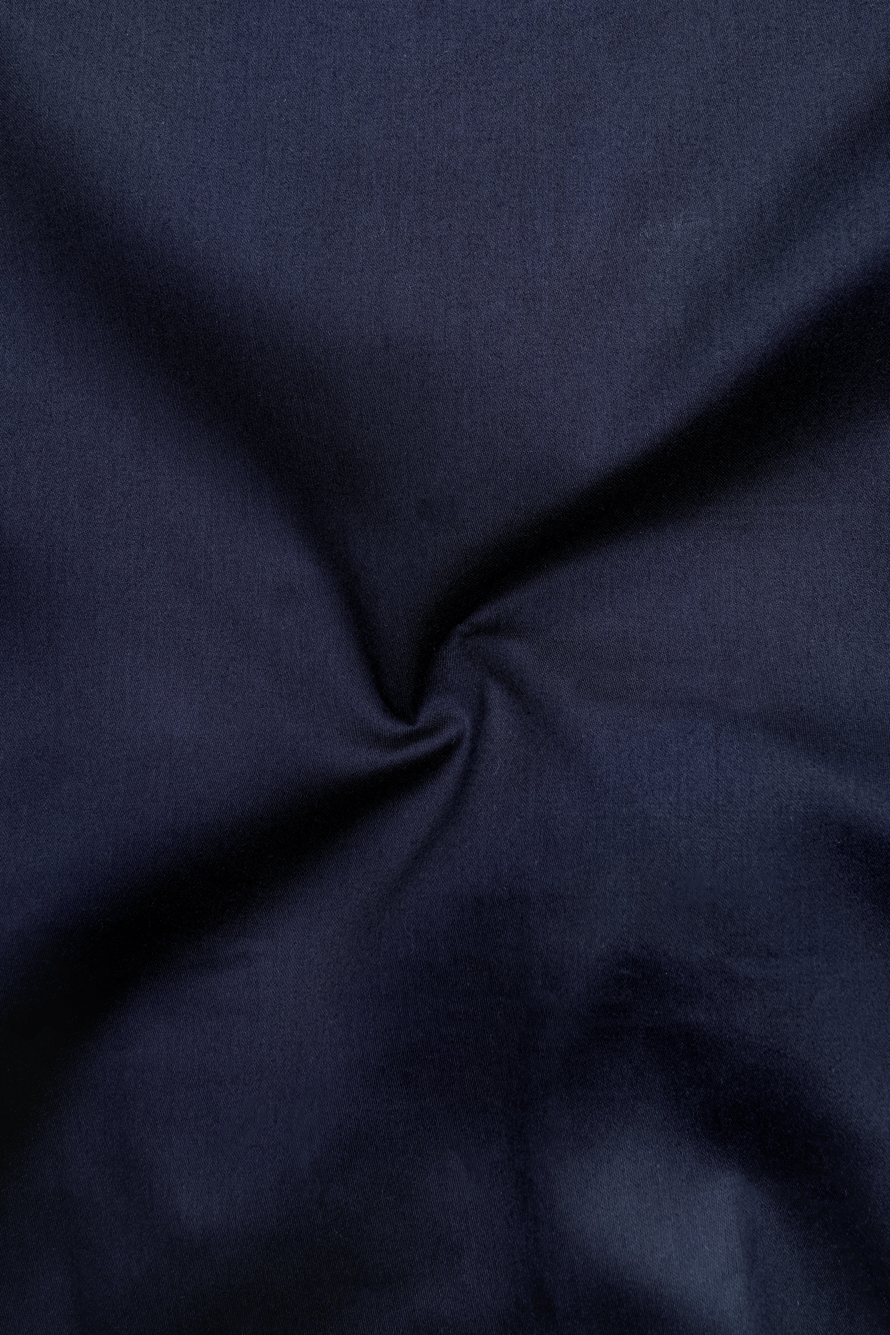 Bleunoir-Midnight Blue Subtle Sheen Super Soft Premium Dress Shirt