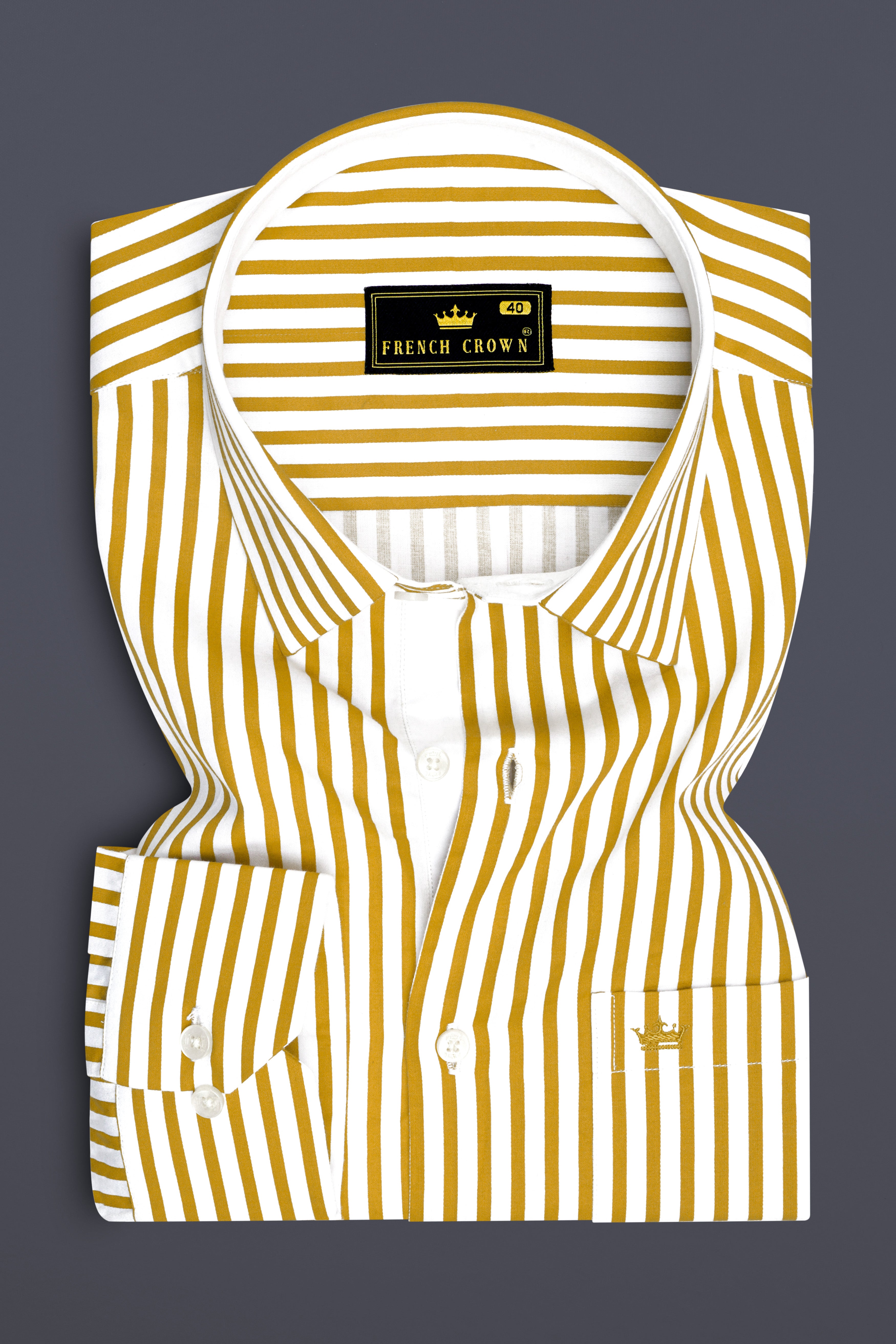 Terrasol-Ochre Yellow And Bright White Candy Striped Subtle Sheen Soft Premium Cotton Dress Shirt 14519-CLOTH-P-38, 14519-CLOTH-P-H-38, 14519-CLOTH-P-39, 14519-CLOTH-P-H-39, 14519-CLOTH-P-40, 14519-CLOTH-P-H-40, 14519-CLOTH-P-42, 14519-CLOTH-P-H-42, 14519-CLOTH-P-44, 14519-CLOTH-P-H-44, 14519-CLOTH-P-46, 14519-CLOTH-P-H-46, 14519-CLOTH-P-48, 14519-CLOTH-P-H-48, 14519-CLOTH-P-50, 14519-CLOTH-P-H-50, 14519-CLOTH-P-52, 14519-CLOTH-P-H-52