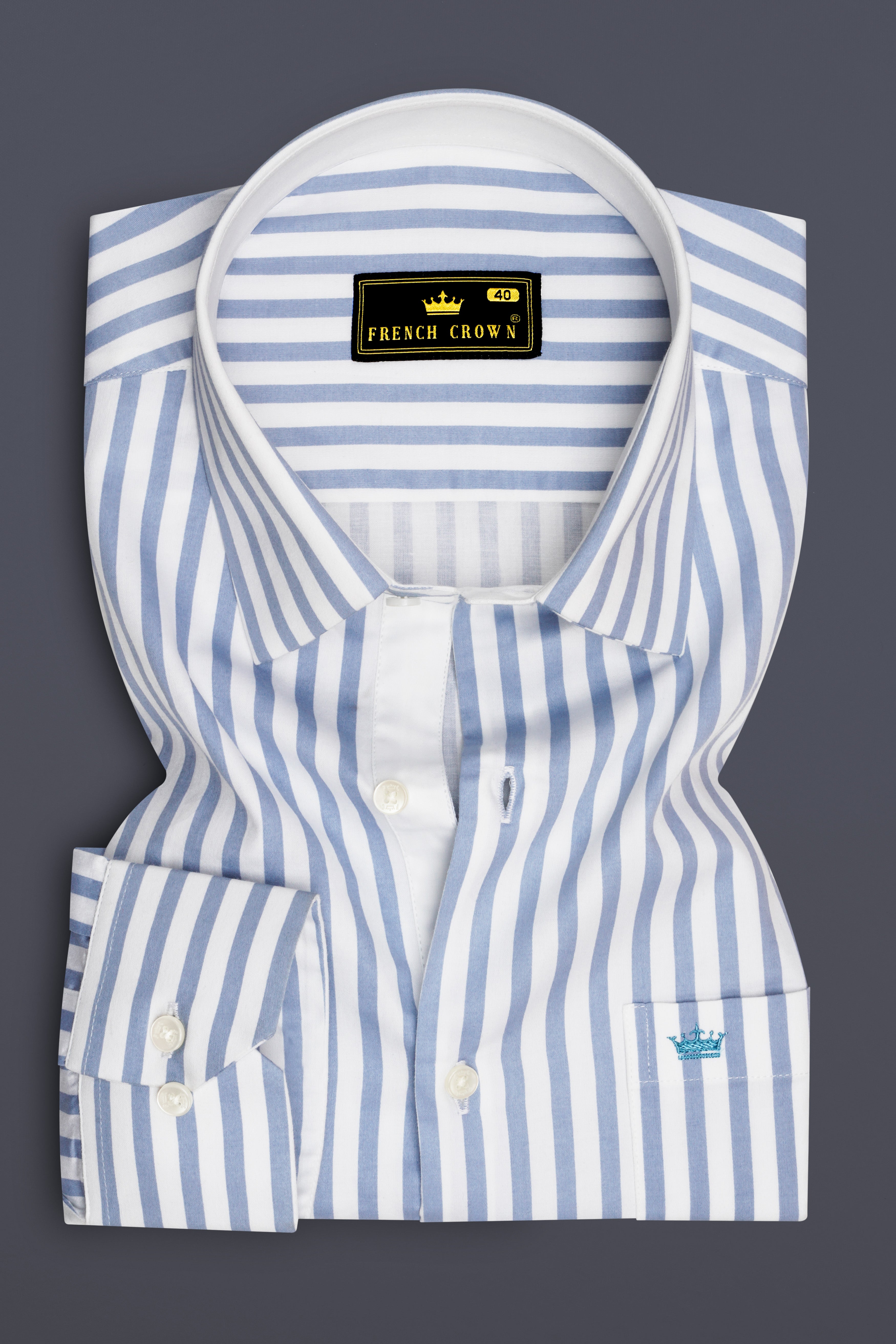 Celestyn-Nepal Blue And Bright White Candy Striped Subtle Sheen Soft Premium Cotton Dress Shirt 14524-CLOTH-P-38, 14524-CLOTH-P-H-38, 14524-CLOTH-P-39, 14524-CLOTH-P-H-39, 14524-CLOTH-P-40, 14524-CLOTH-P-H-40, 14524-CLOTH-P-42, 14524-CLOTH-P-H-42, 14524-CLOTH-P-44, 14524-CLOTH-P-H-44, 14524-CLOTH-P-46, 14524-CLOTH-P-H-46, 14524-CLOTH-P-48, 14524-CLOTH-P-H-48, 14524-CLOTH-P-50, 14524-CLOTH-P-H-50, 14524-CLOTH-P-52, 14524-CLOTH-P-H-52