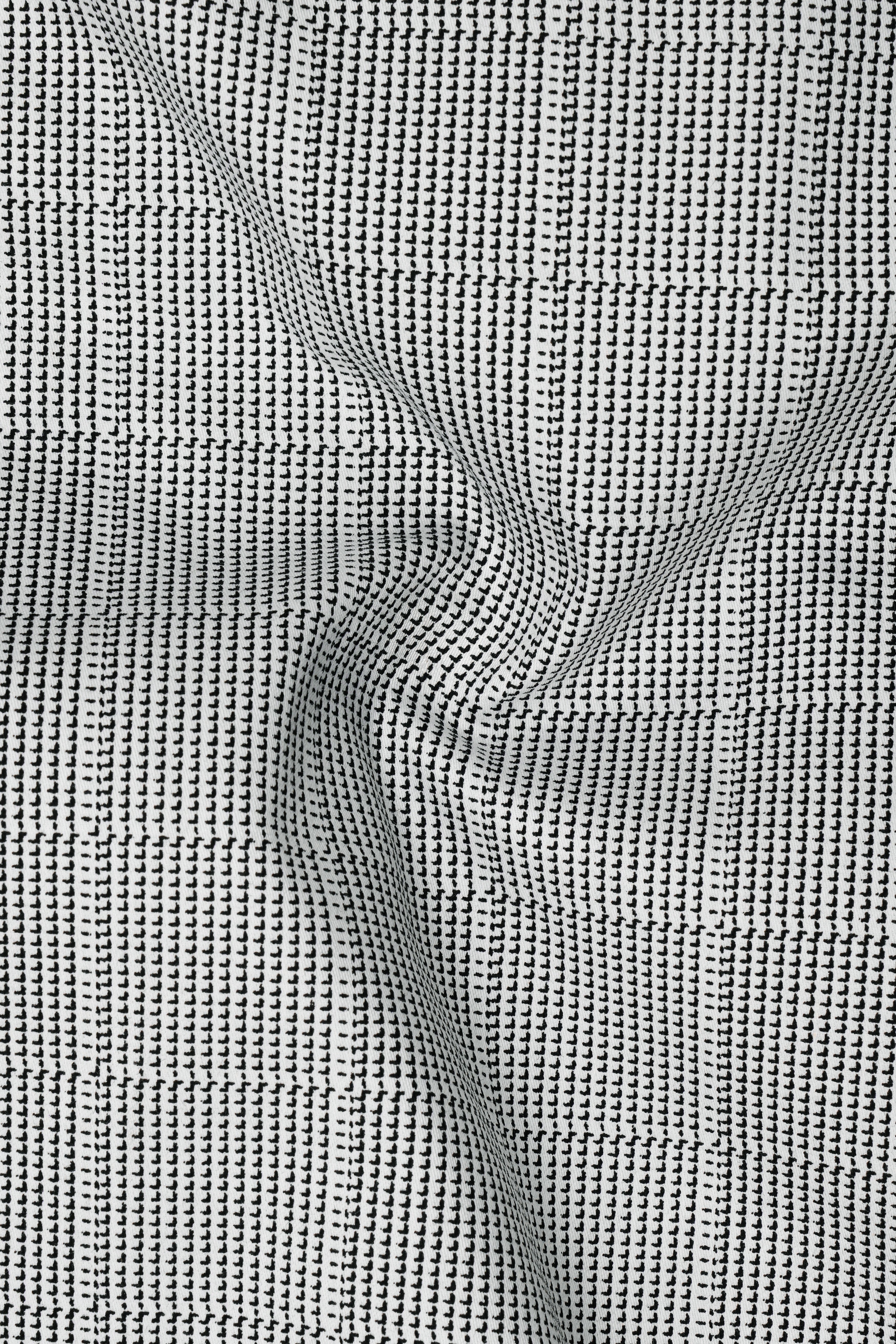 Graphite-Dusty Gray Plaid Subtle Sheen Super Soft Premium Cotton Dress Shirt