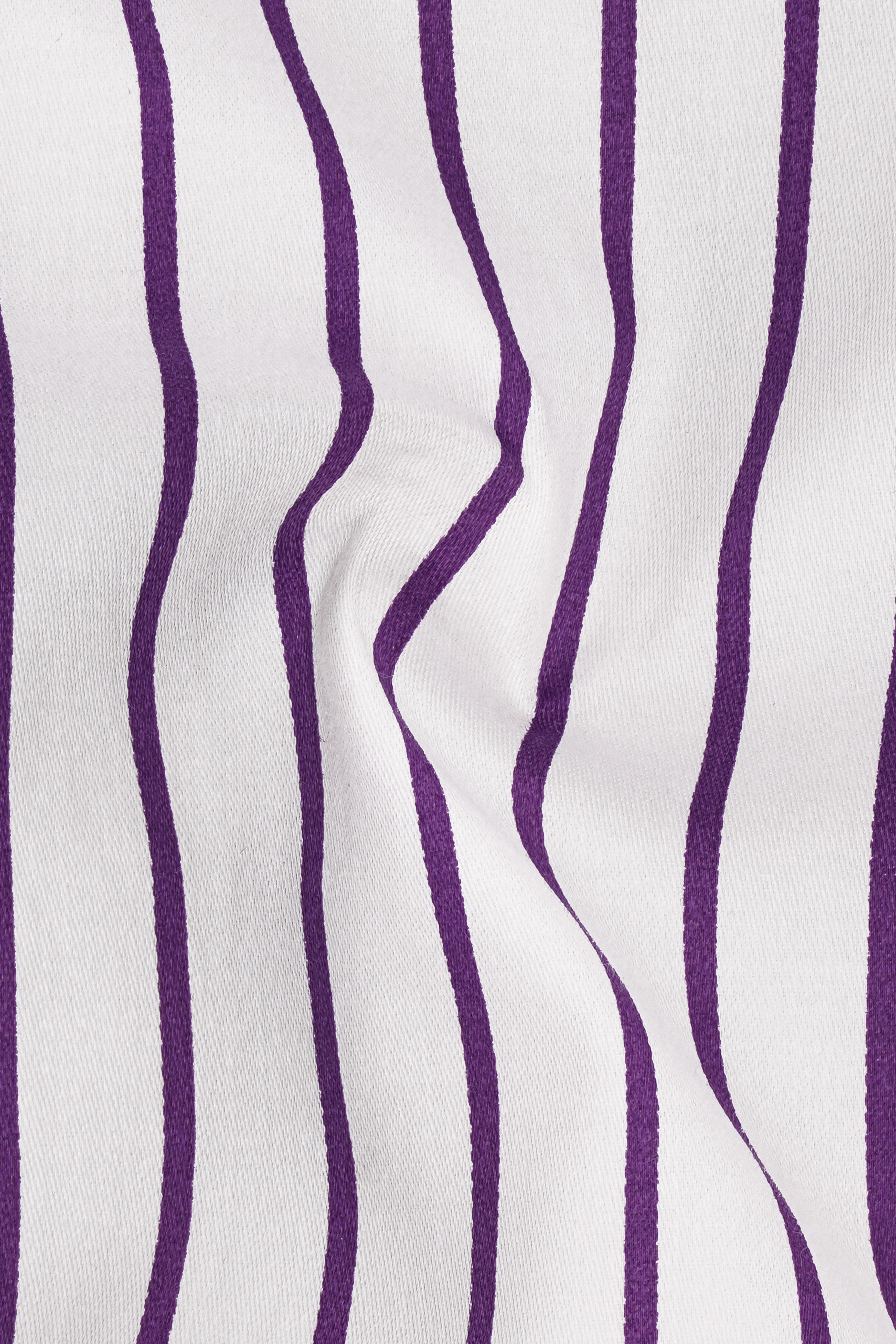 Amethyst-Eminence Purple And Bright White Candy Striped Subtle Sheen Super Soft Premium Cotton Dress Shirt