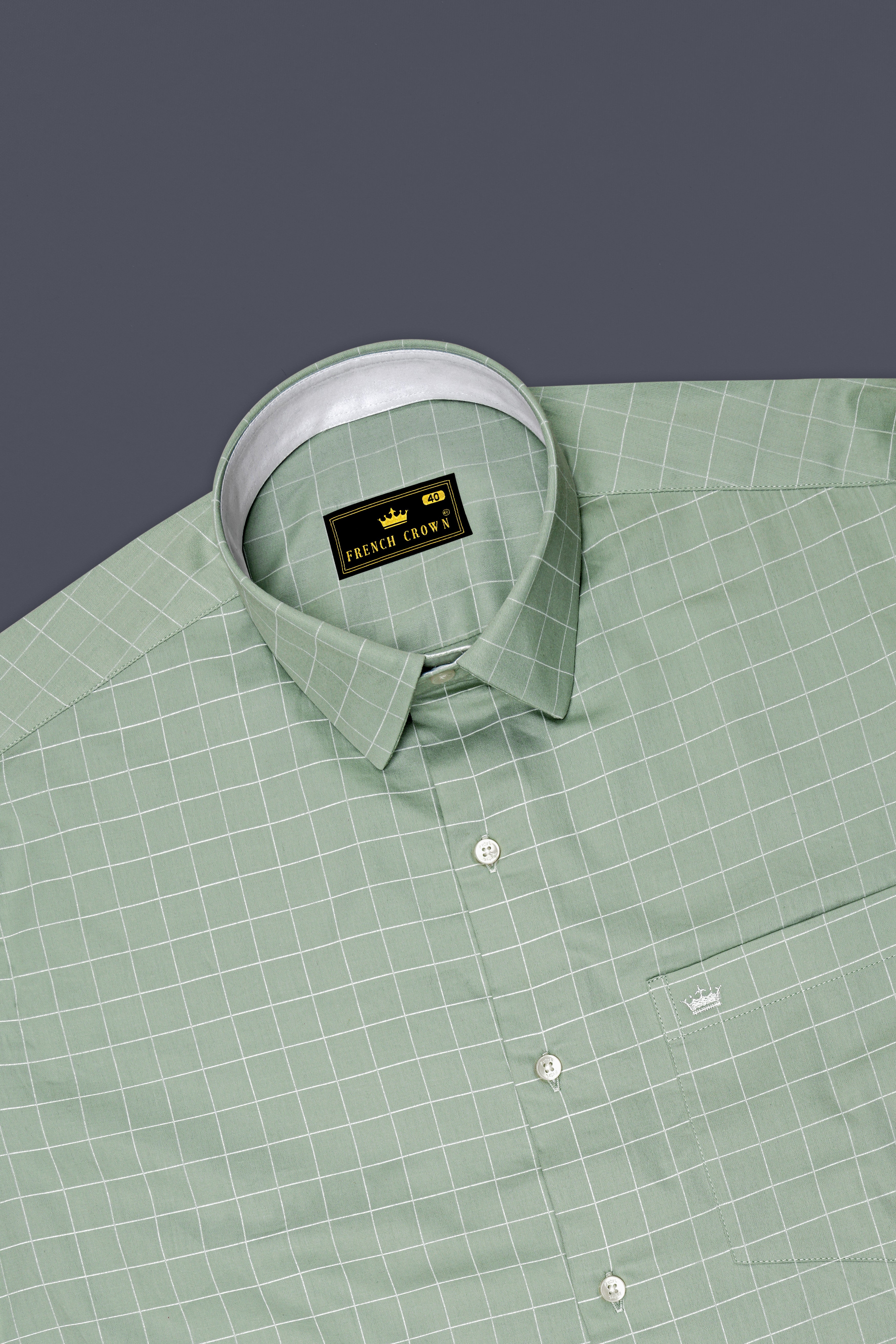Verdant-Chalice Green And Bright White Windowpane Subtle Sheen Soft Premium Cotton Dress Shirt 14574-CLOTH-P-38, 14574-CLOTH-P-H-38, 14574-CLOTH-P-39, 14574-CLOTH-P-H-39, 14574-CLOTH-P-40, 14574-CLOTH-P-H-40, 14574-CLOTH-P-42, 14574-CLOTH-P-H-42, 14574-CLOTH-P-44, 14574-CLOTH-P-H-44, 14574-CLOTH-P-46, 14574-CLOTH-P-H-46, 14574-CLOTH-P-48, 14574-CLOTH-P-H-48, 14574-CLOTH-P-50, 14574-CLOTH-P-H-50, 14574-CLOTH-P-52, 14574-CLOTH-P-H-52