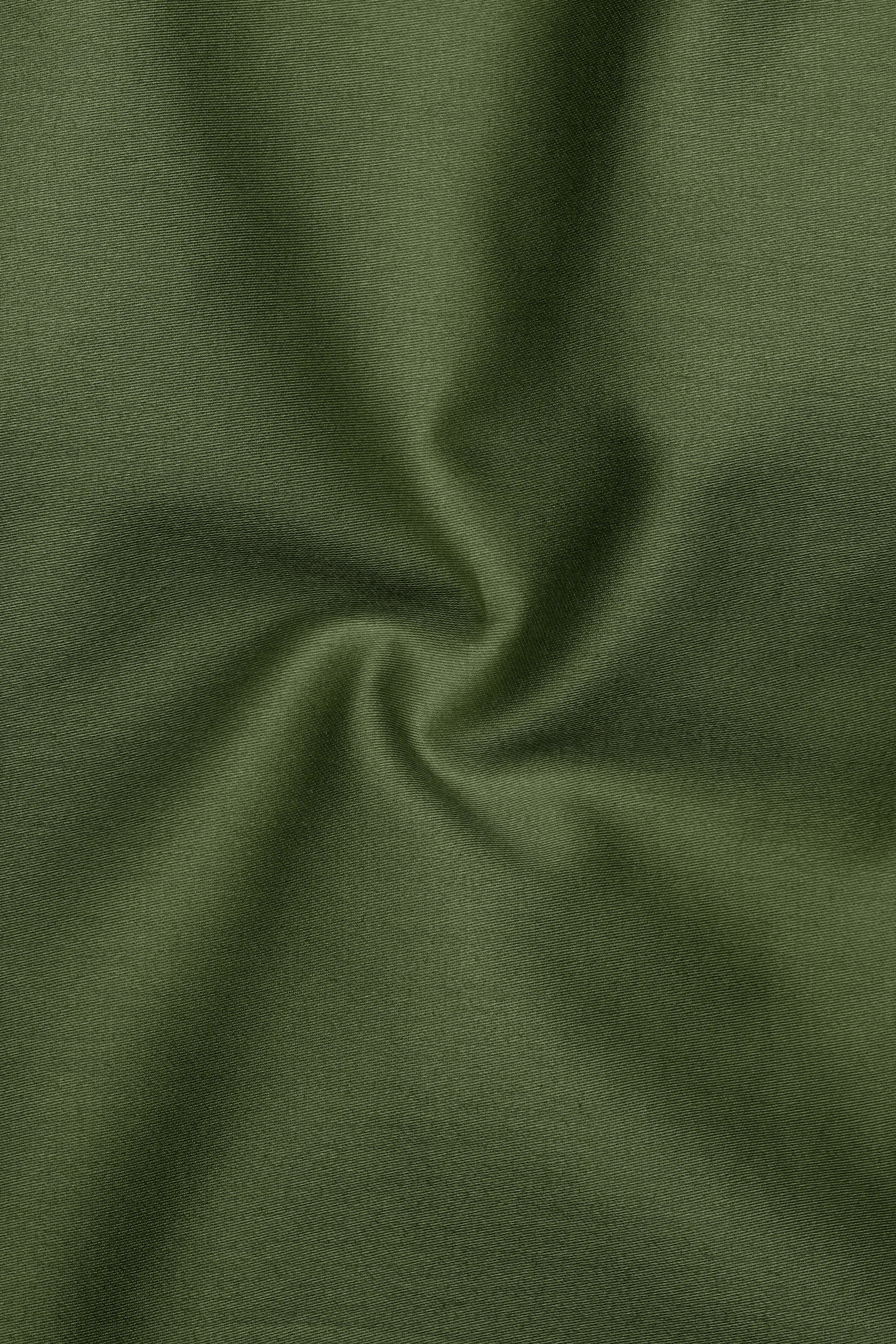 Verdant-Camo Green Subtle Sheen Super Soft Premium Cotton Mandarin Dress Shirt