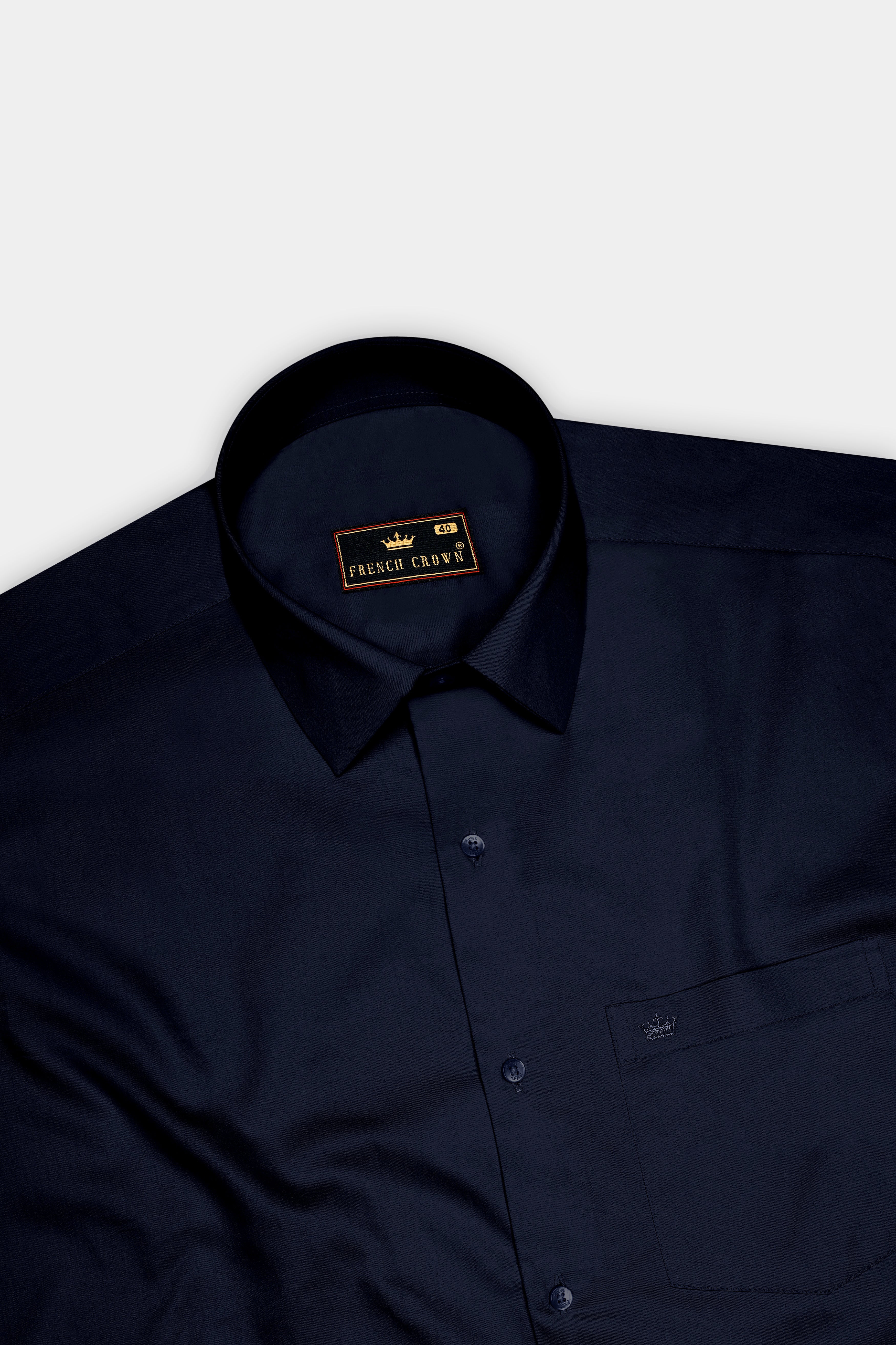 Azure-Jaguar Blue Super Soft Premium Cotton Dress Shirt