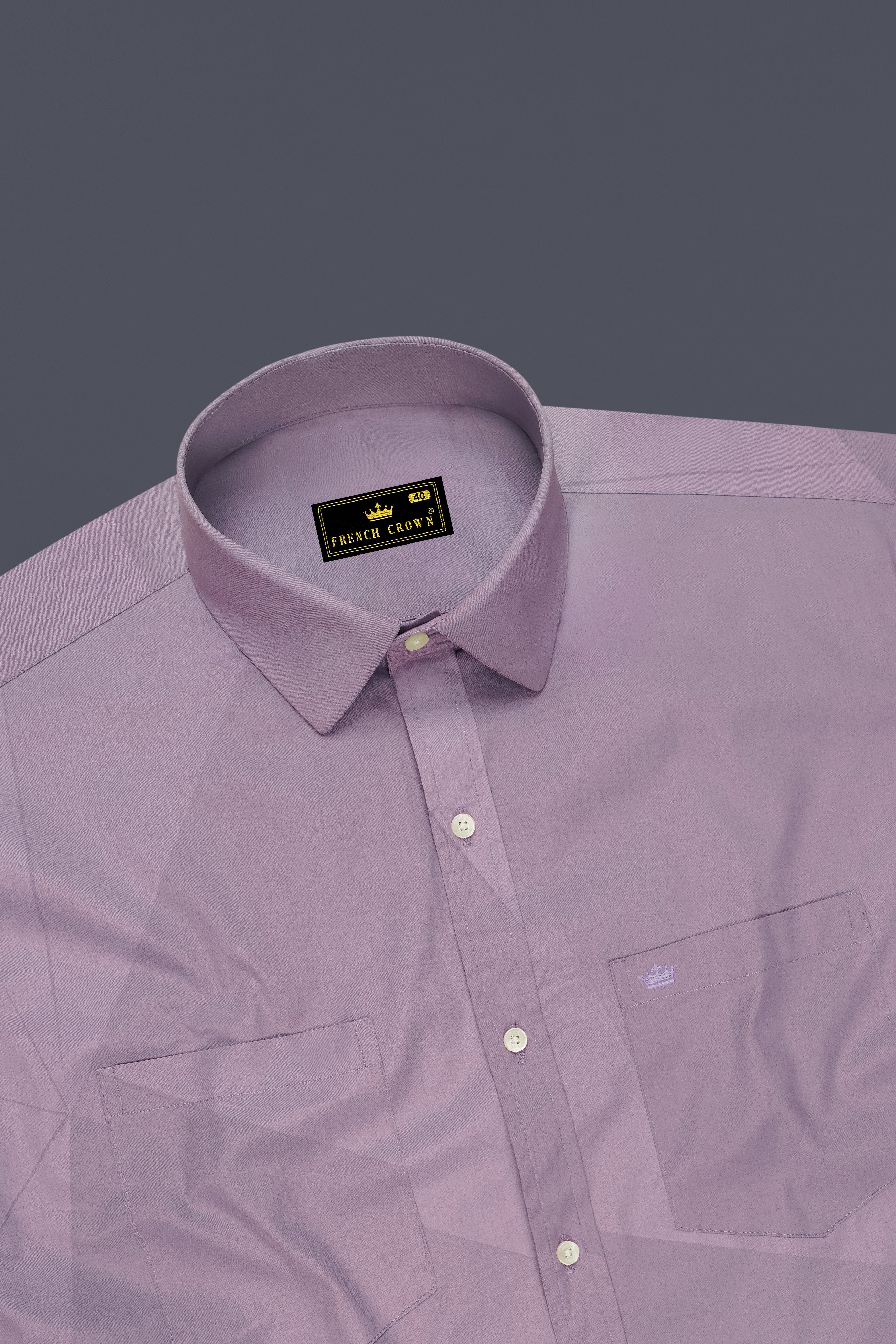 Virelle-Cinereous Pink Printed Super Soft Premium Cotton Casual Designer Shirt