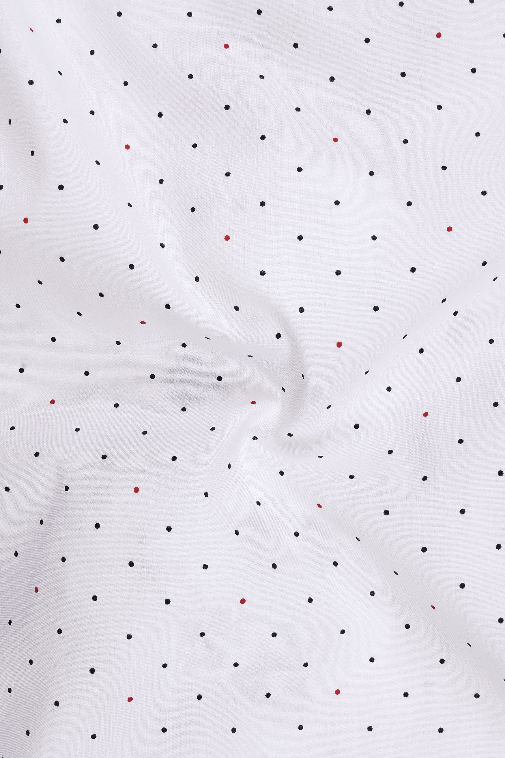 Blanc-Bright White Printed Subtle Sheen Super Soft Premium Cotton Dress Shirt