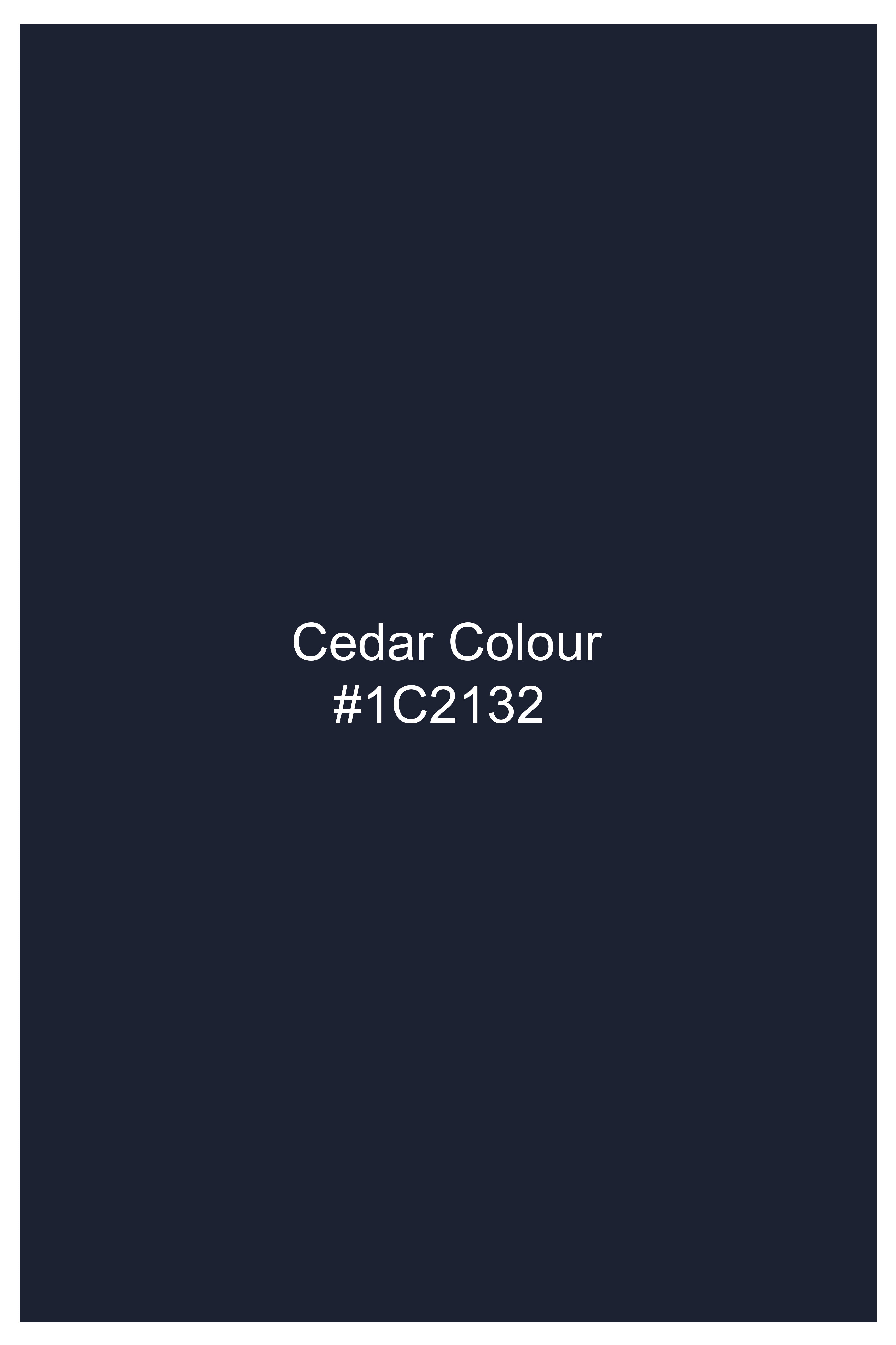 Terrain-Cedar Gray Textured Premium Denim Casual Shirt
