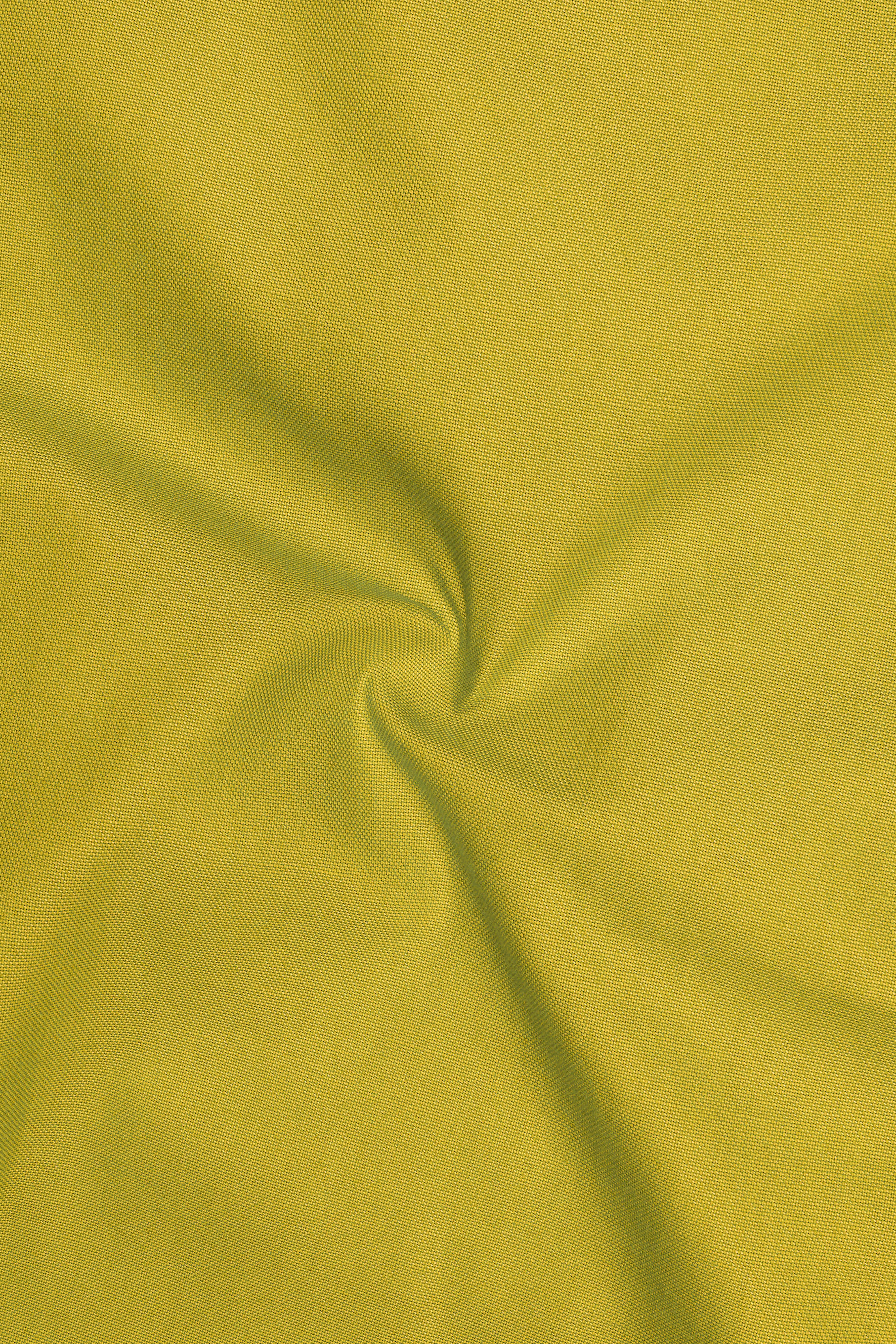 Auron-Mustard Yellow Oxford Premium Cotton Dress Shirt