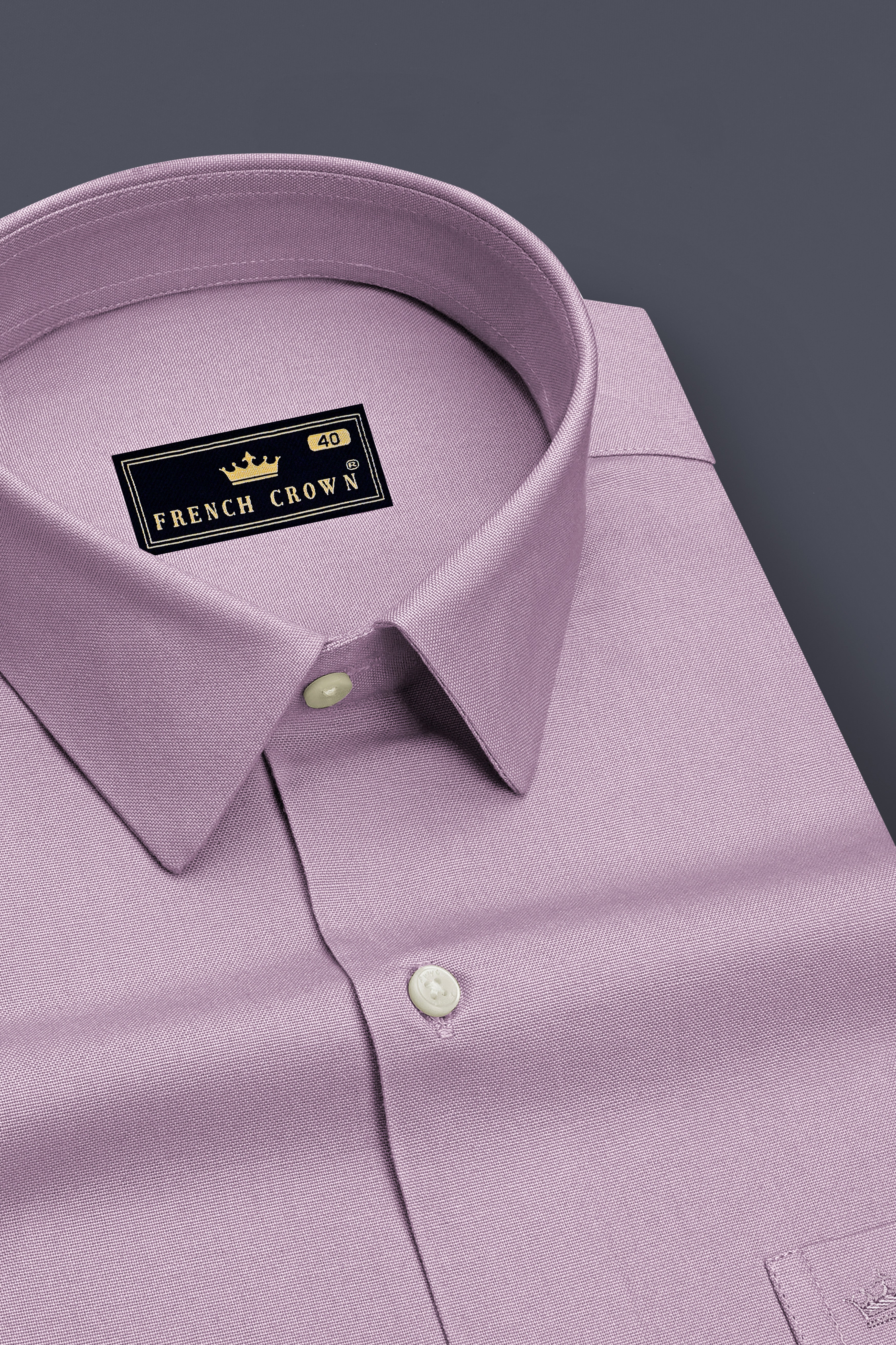 Rosveil-London Hue Pink Oxford Premium Cotton Dress Shirt