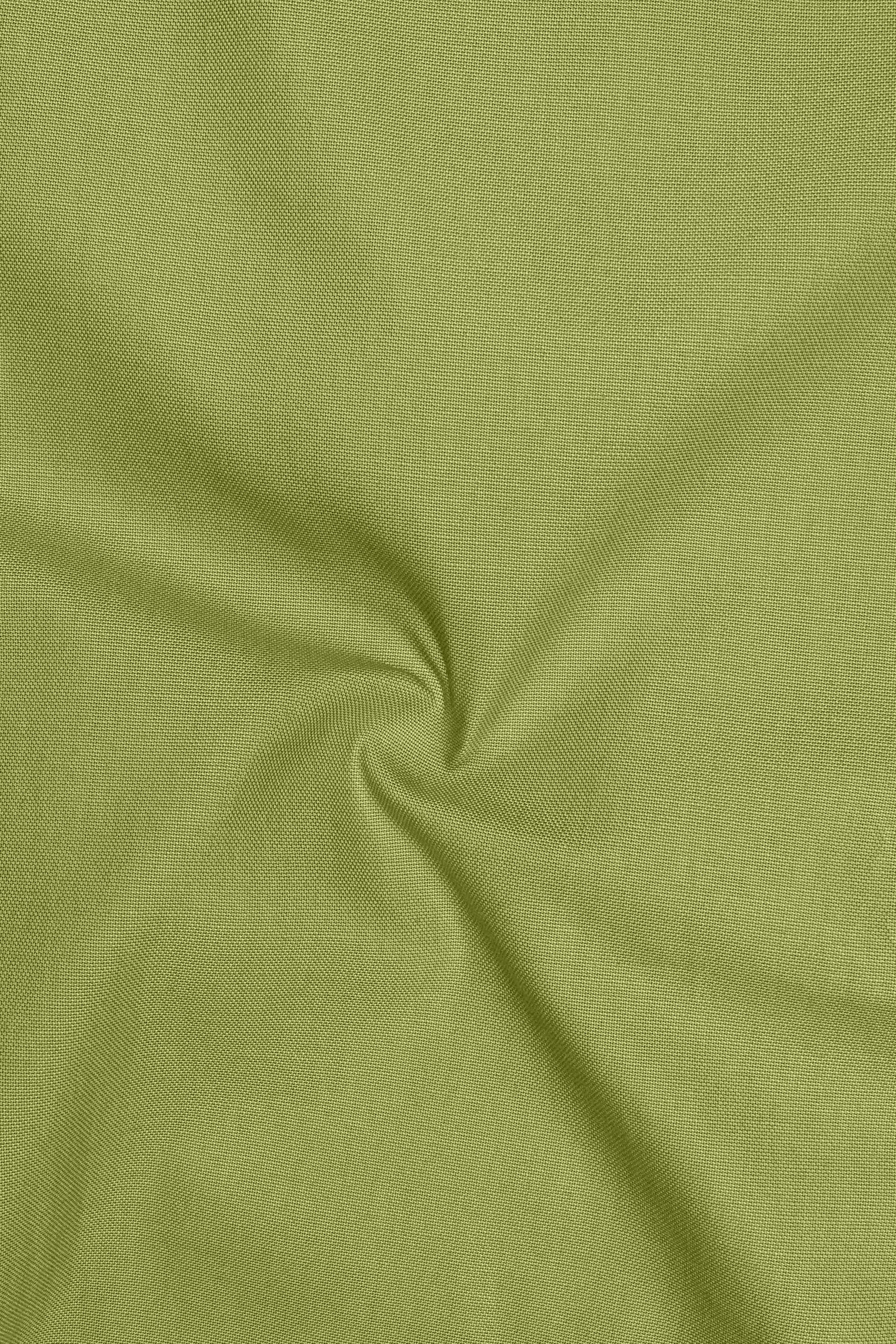 Mossen-Sycamore Green Oxford Premium Cotton Dress Cut Away Shirt