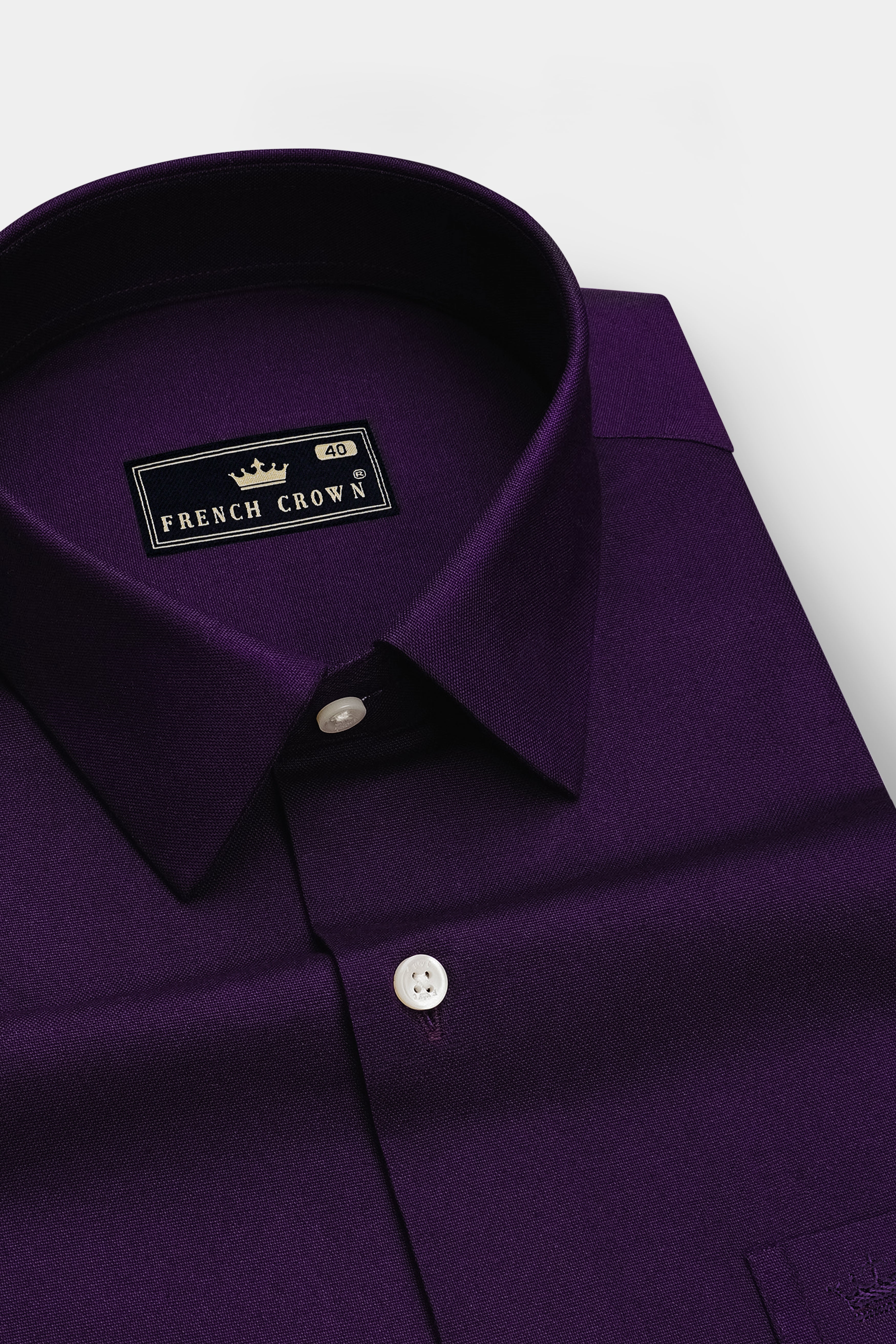 Violet-Revolver Purple Oxford Premium Cotton Dress Shirt