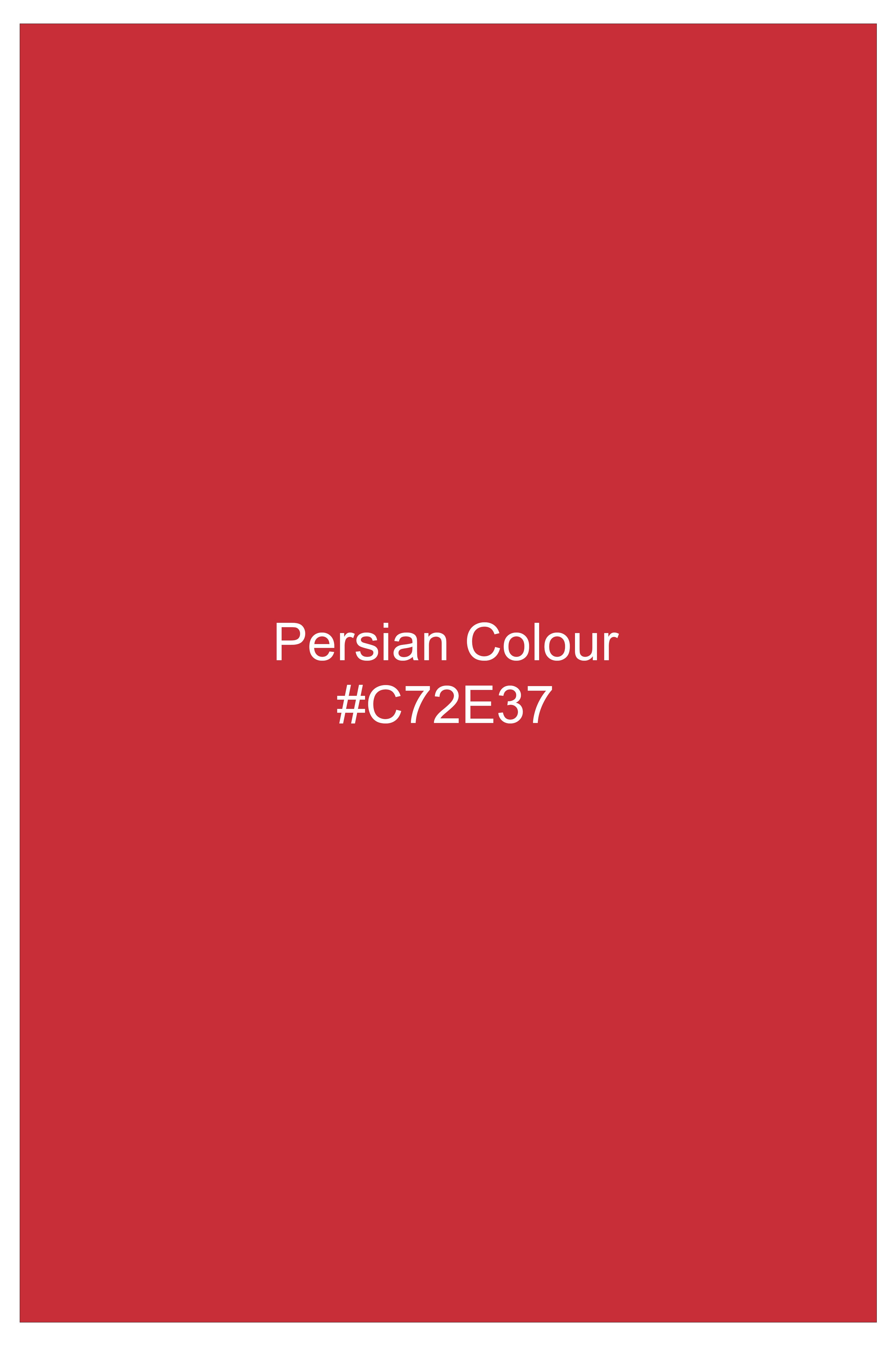 Sorin-Persian Red Oxford Premium Cotton Dress Button Down Shirt