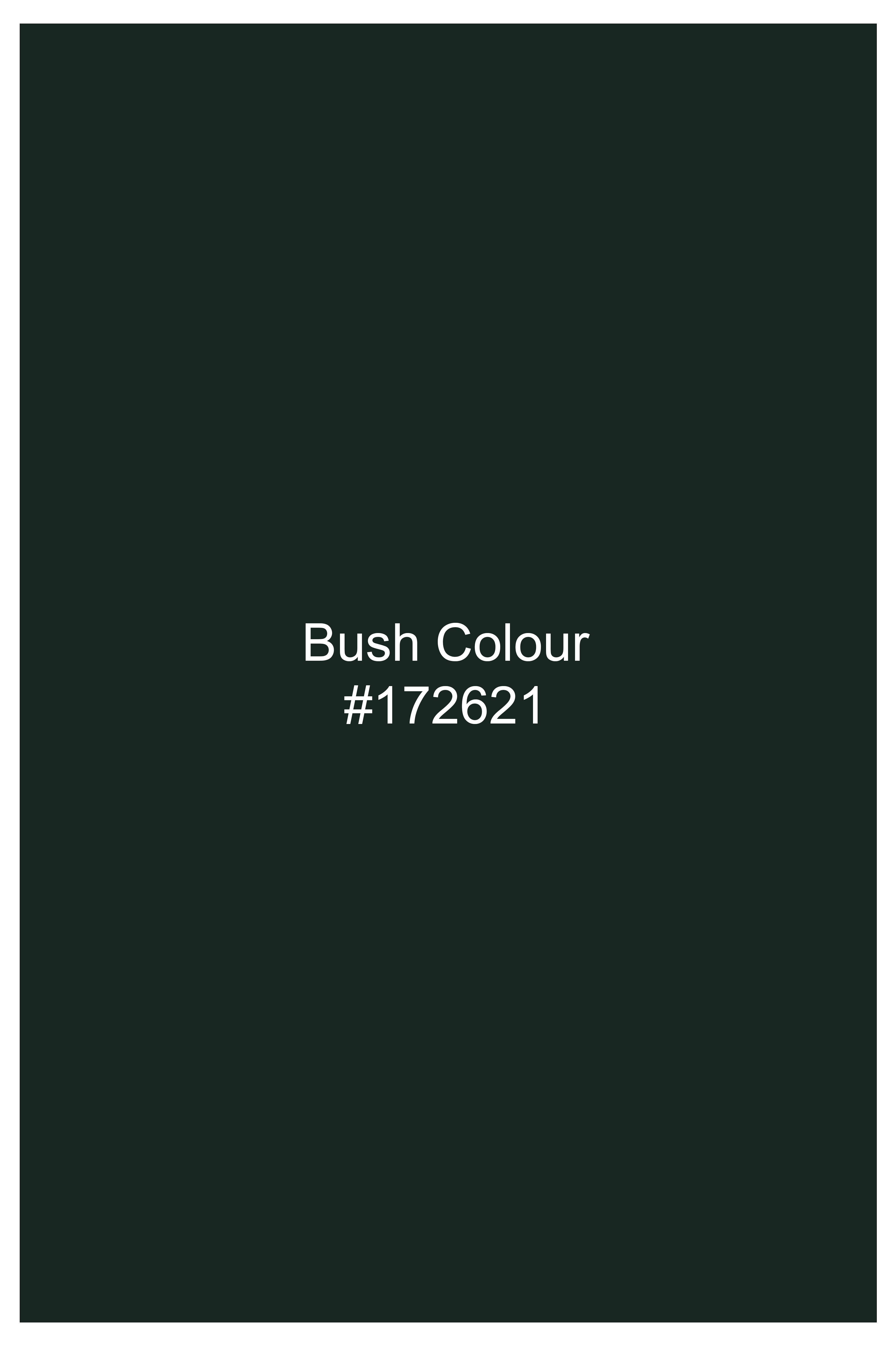Mossen-Bush Green Oxford Premium Cotton Dress Shirt