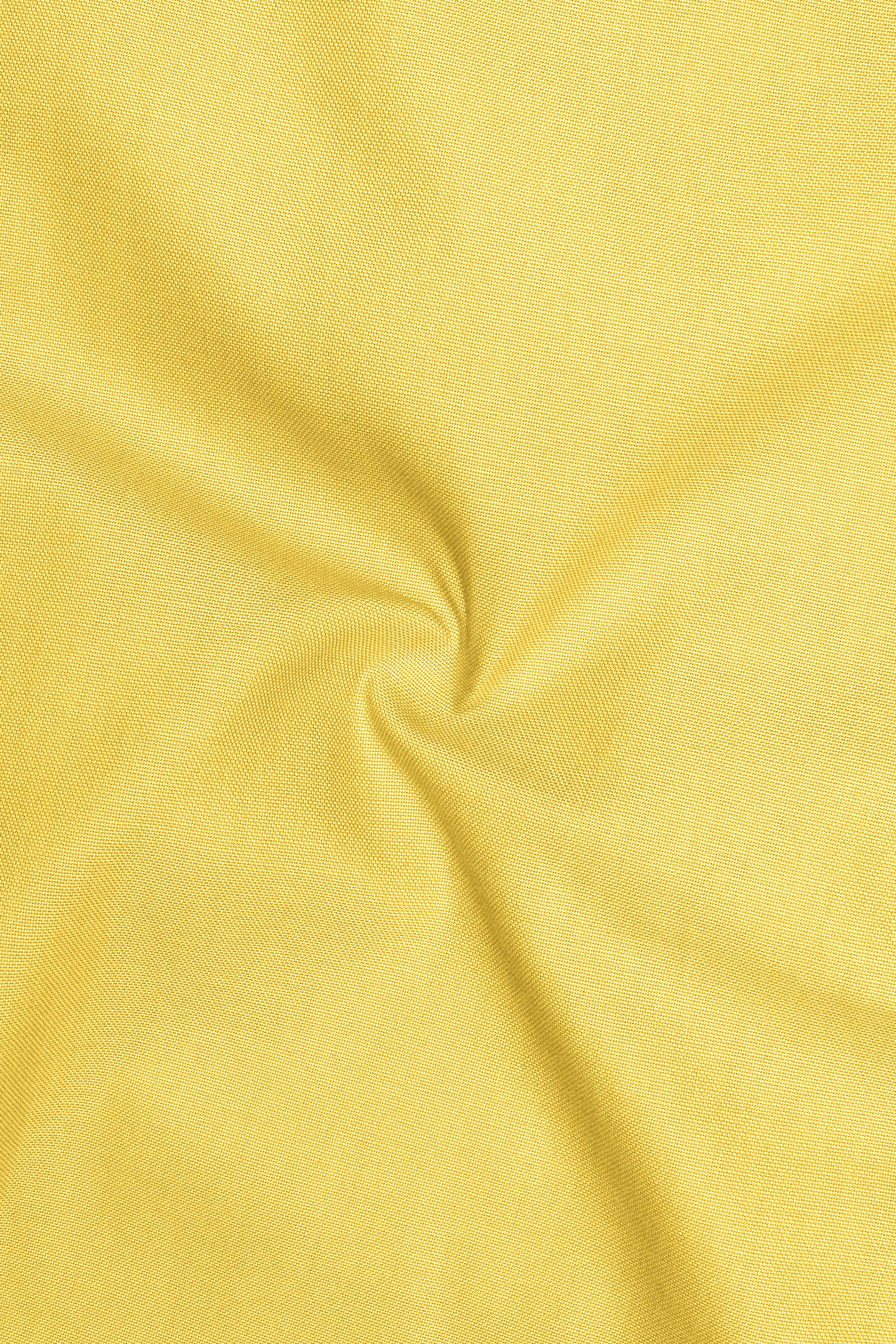 Soleil-Sunshine Yellow Oxford Premium Cotton Dress Shirt