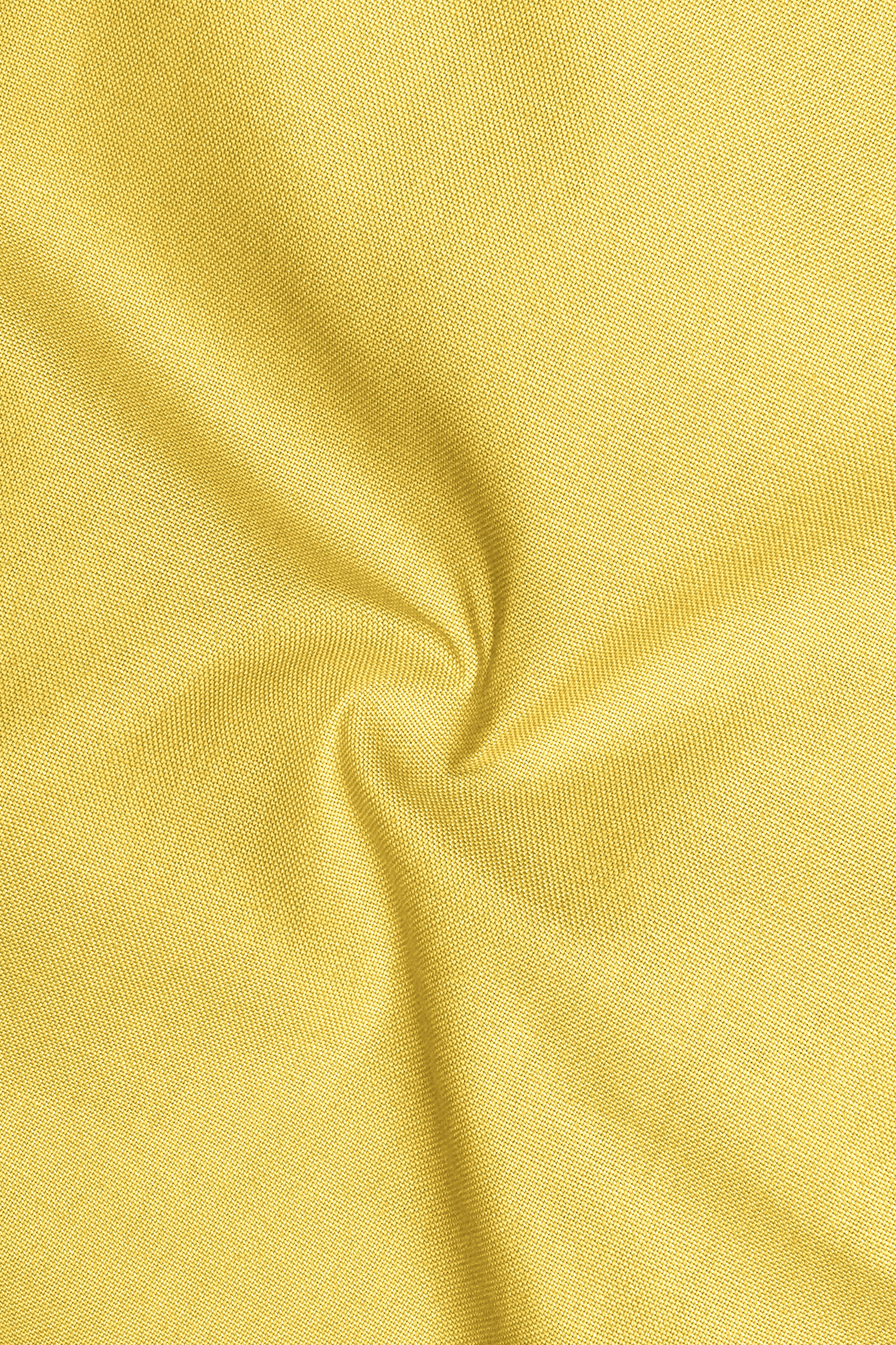 Soleil-Sunshine Yellow Oxford Premium Cotton Dress Button Down Shirt