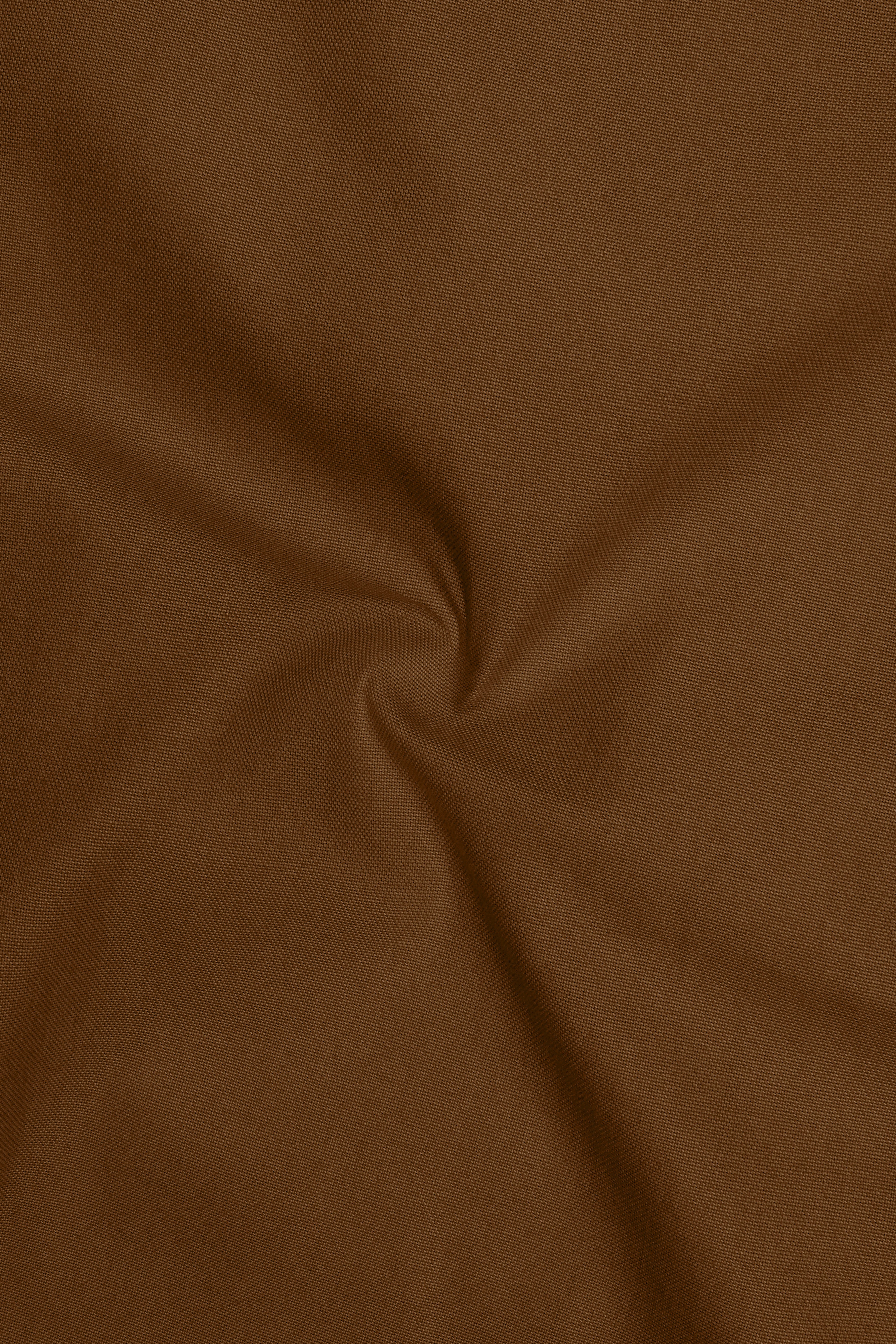 Ruston-Sepia Brown Oxford Premium Cotton Dress Shirt