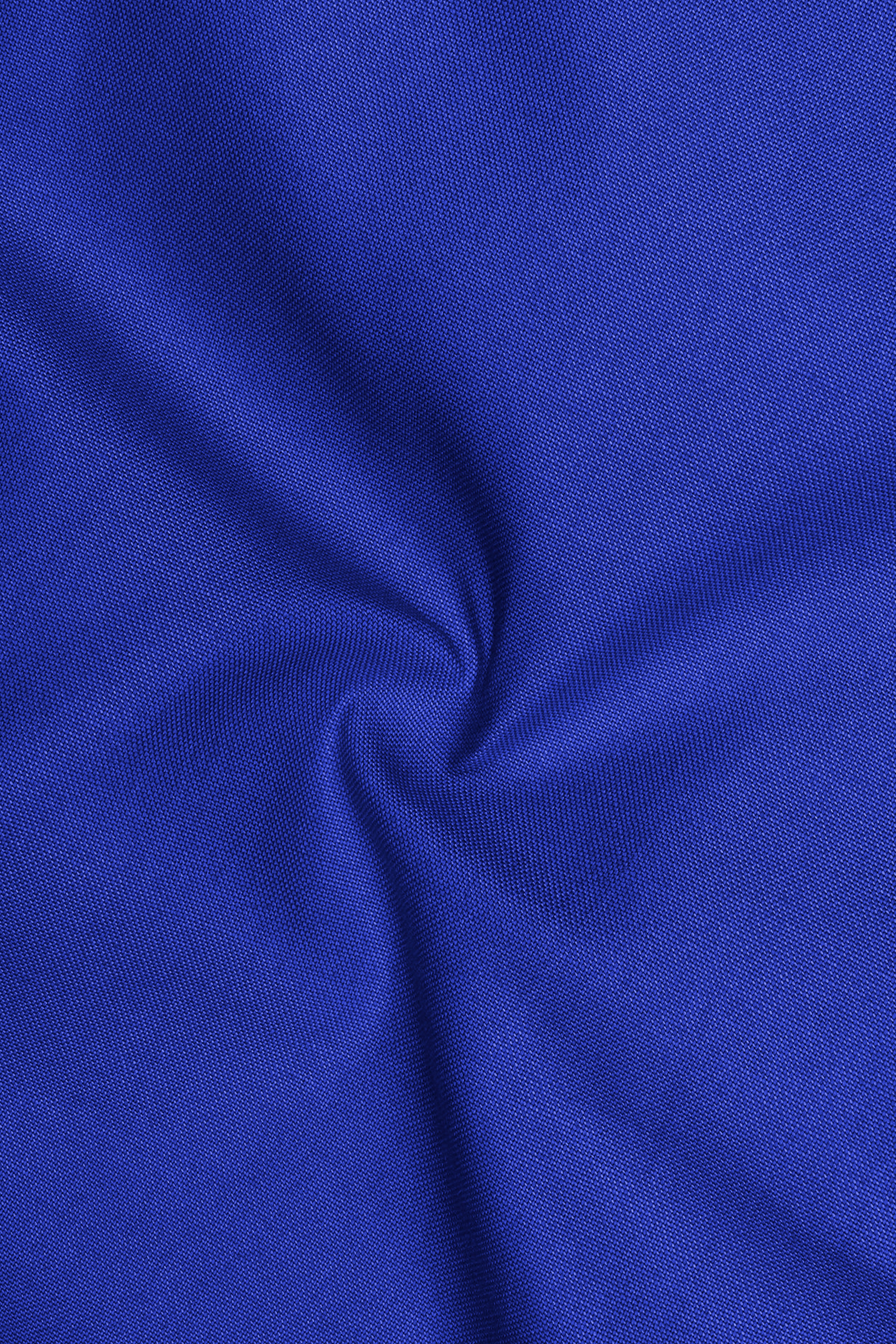 Azuro-Indigo Blue Oxford Premium Cotton Dress Button Down Shirt