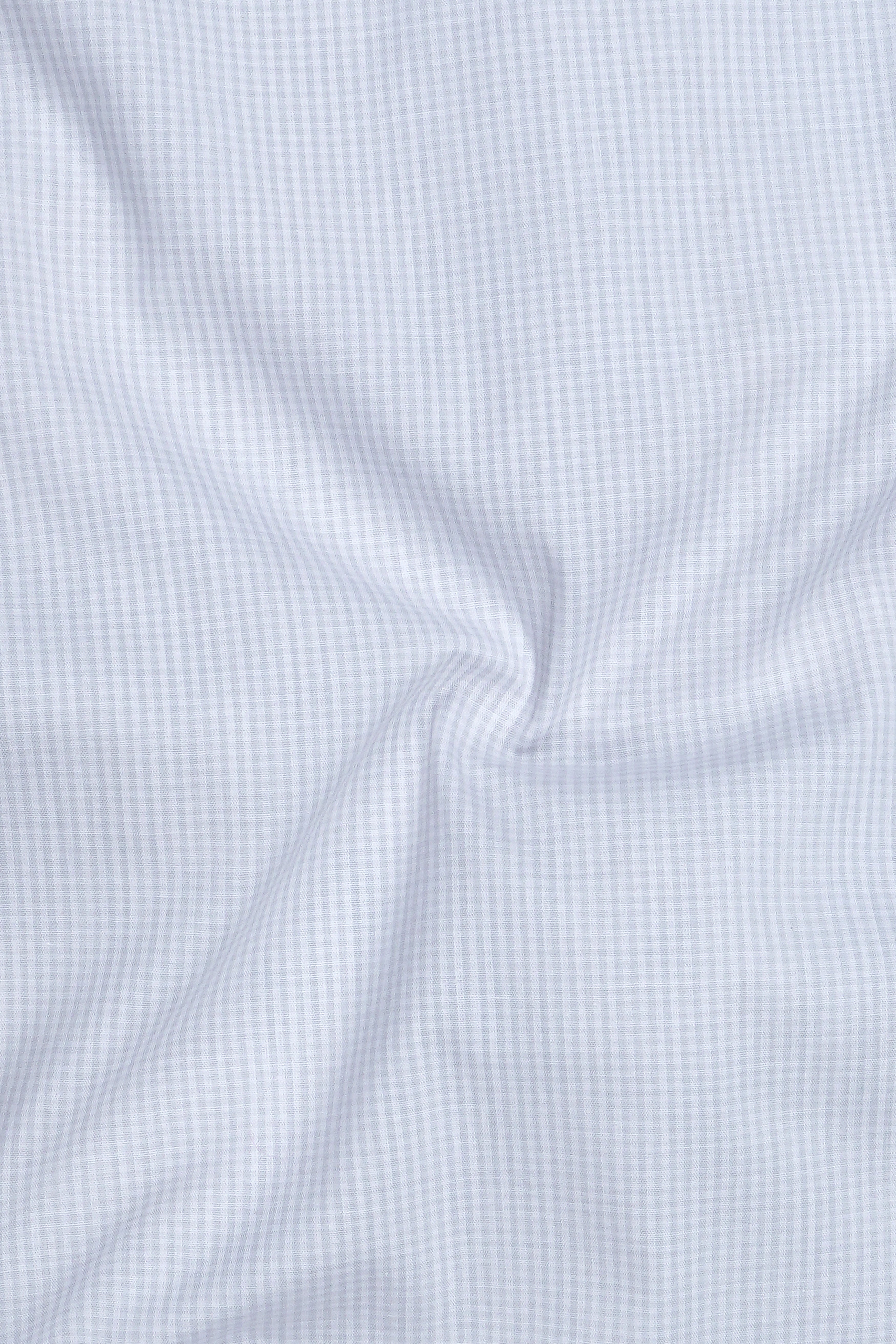 Haven-Mischka Blue Gingham Plaid Super Soft Premium Cotton Casual Kurta Shirt