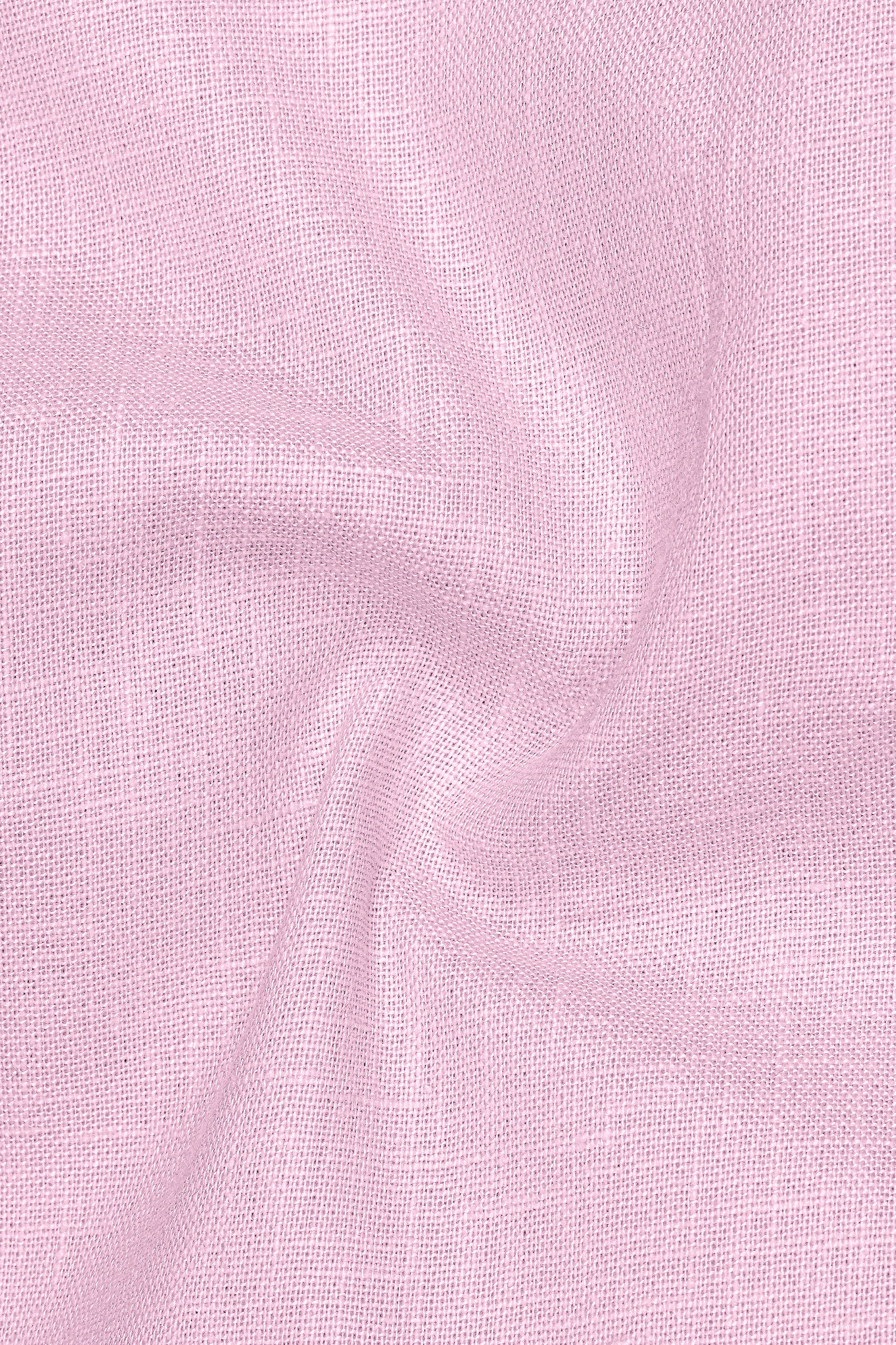 Maison-Classic Rose Pink Luxurious Linen Dress Shirt