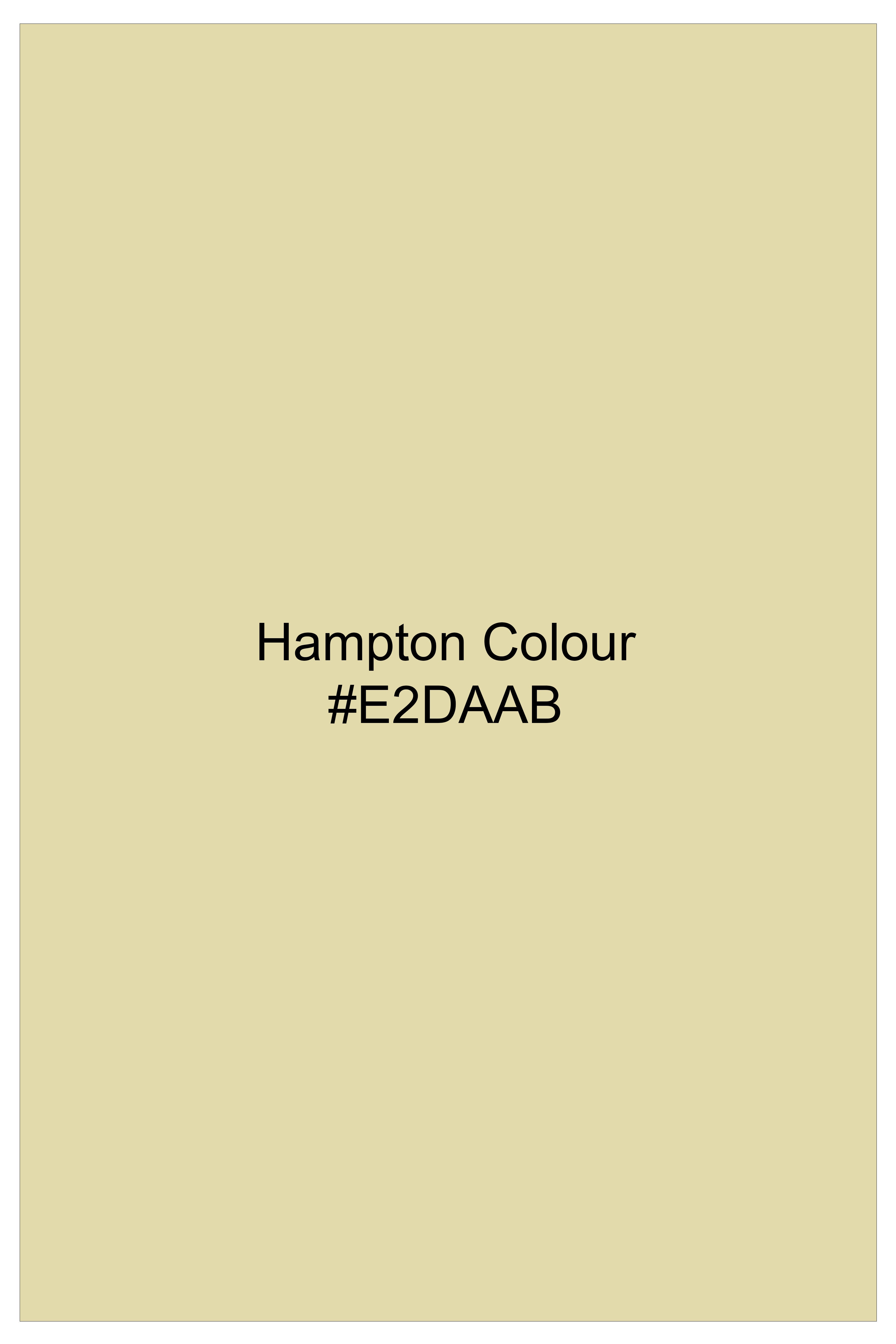 Serein-Hampton Yellow Dobby Textured Premium Giza Cotton Dress Shirt
