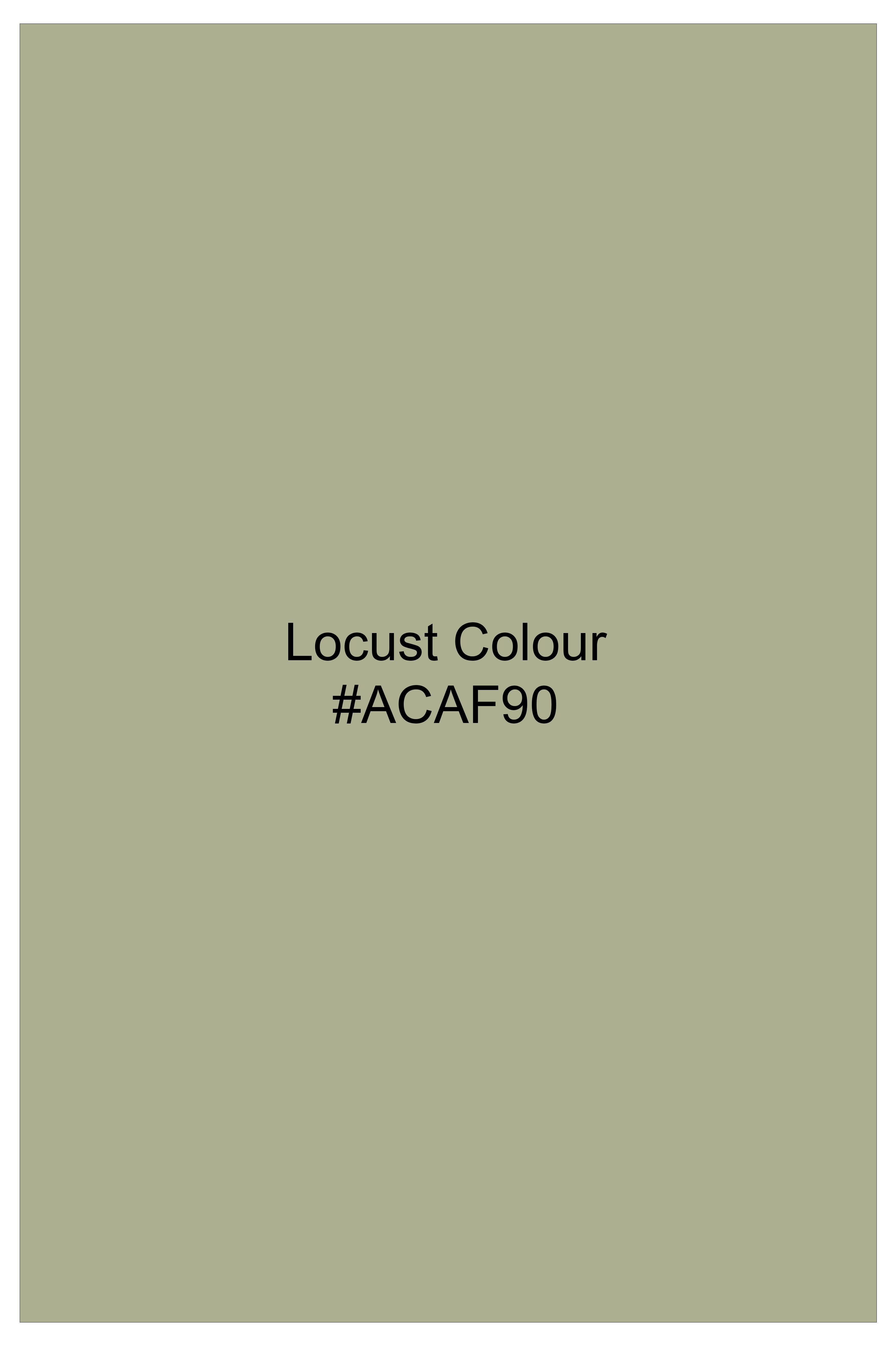Verdure-Locust Green Premium Giza Cotton Dress Shirt