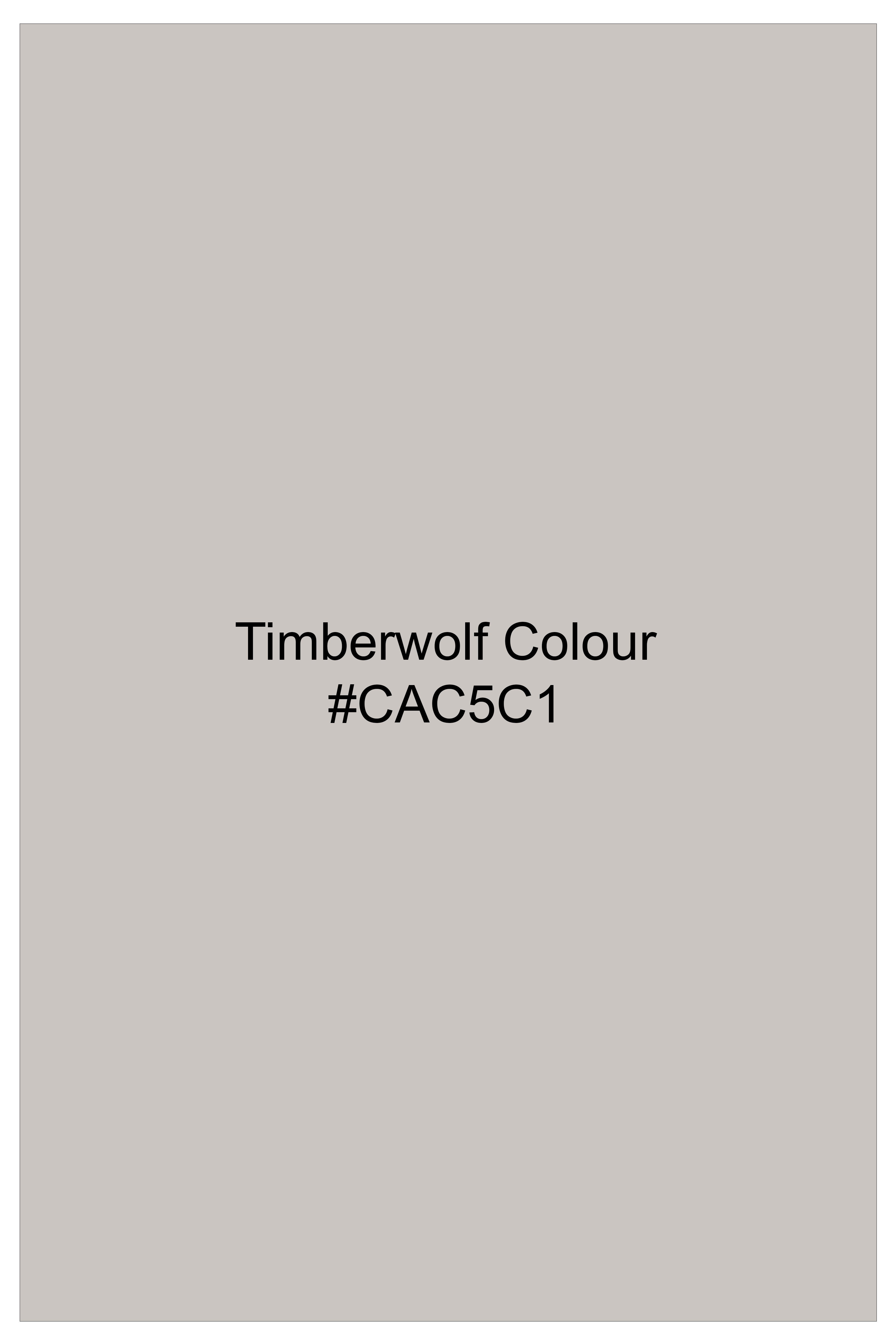 Kairo-Timberwolf Gray Premium Giza Cotton Dress Shirt