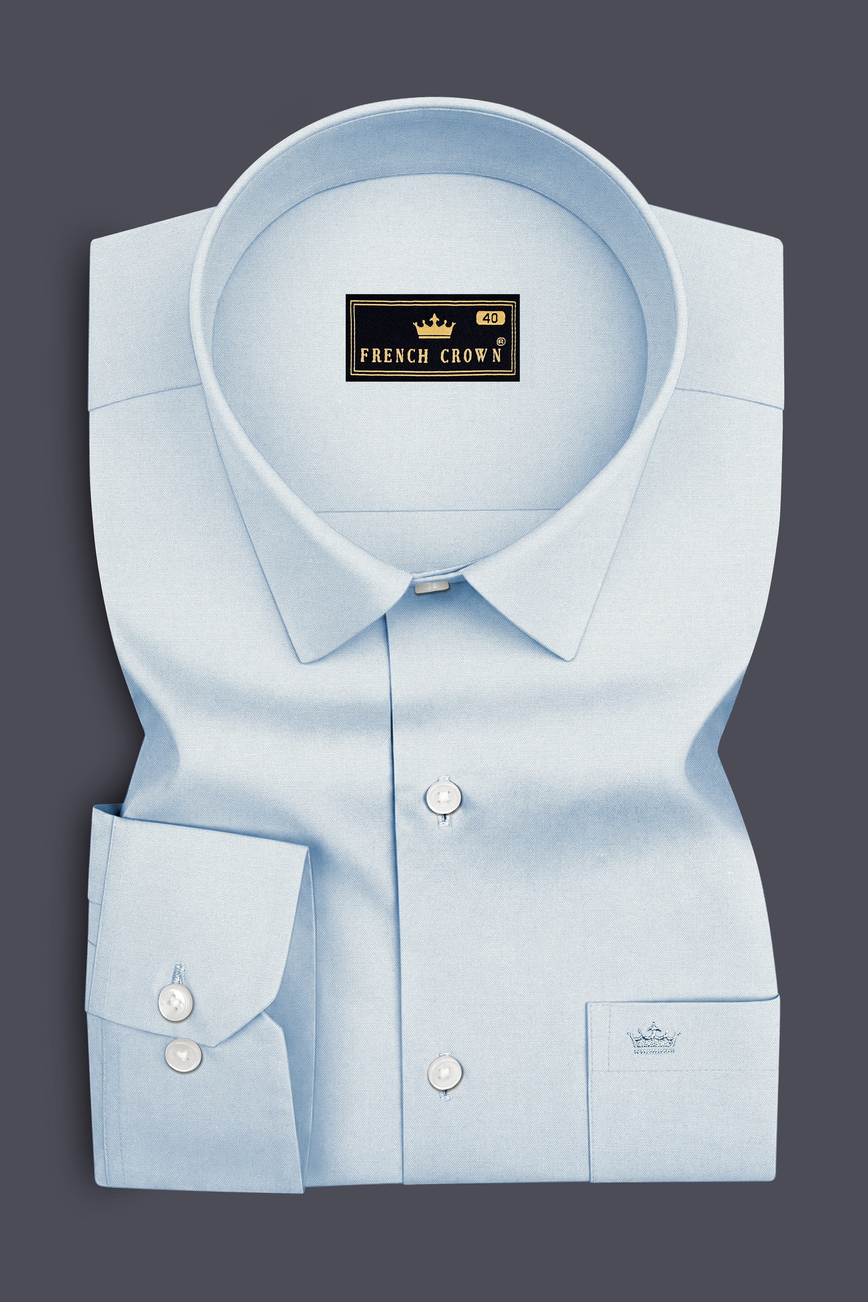 Maris-Tropical Blue Premium Giza Cotton Dress Shirt