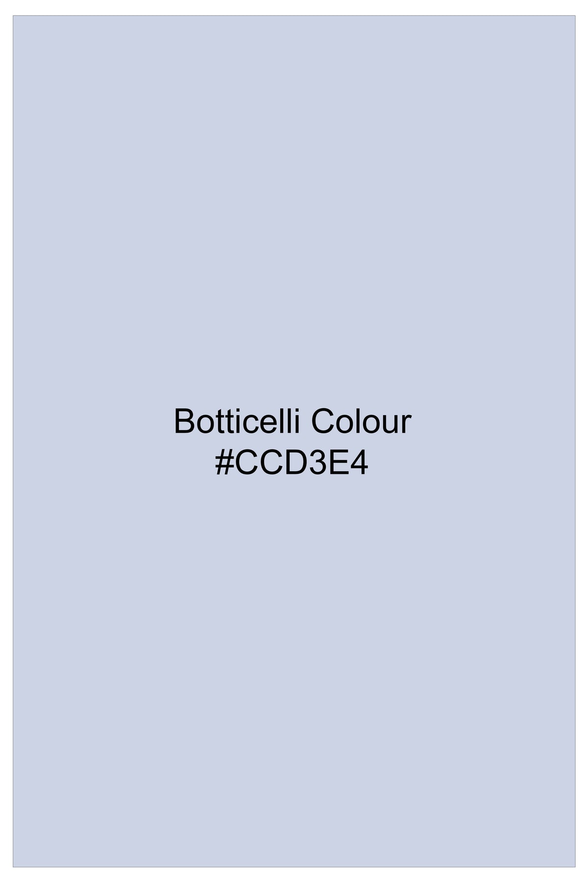 Ceruleo-Botticelli Blue Premium Giza Cotton Dress Shirt