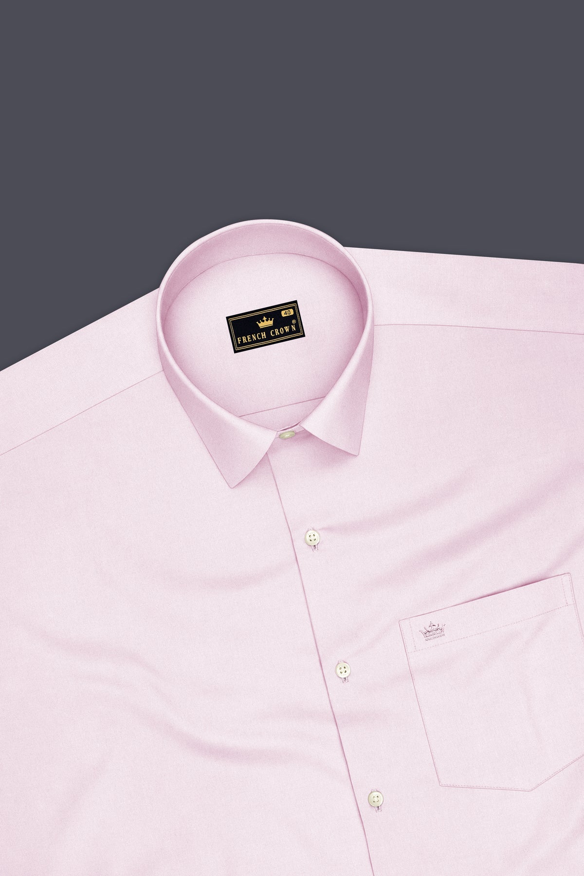 Rosaire-Gainsboro Pink Premium Giza Cotton Dress Shirt