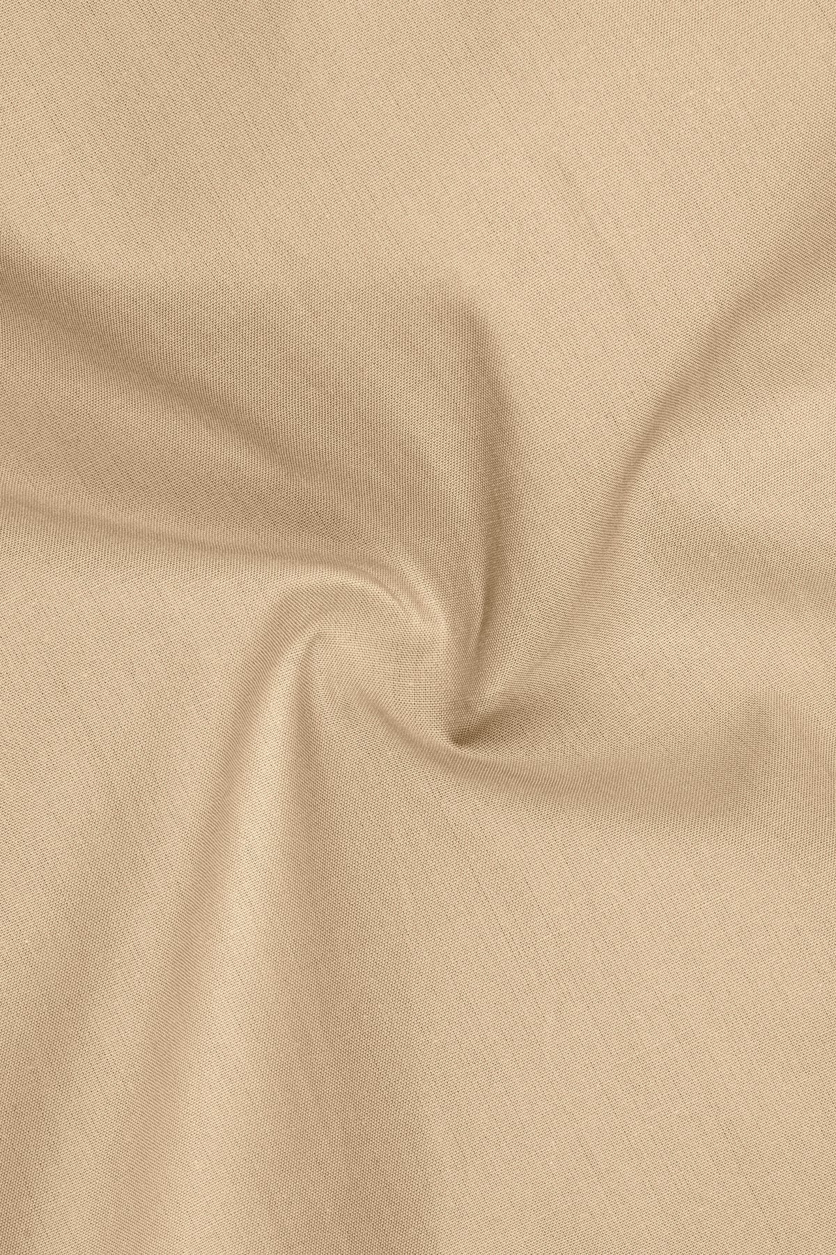 Borelli-Rodeo Brown Subtle Sheen Super Soft Premium Cotton Dress Shirt
