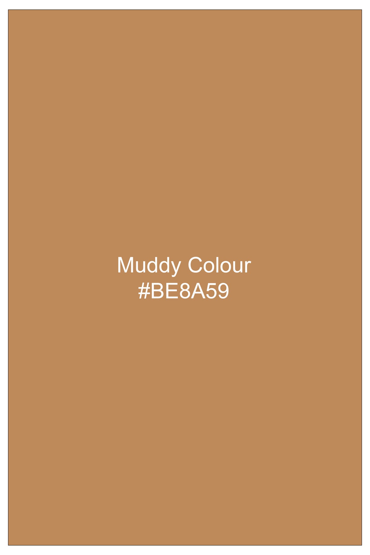Terra-Muddy Brown Luxurious Linen Dress Shirt