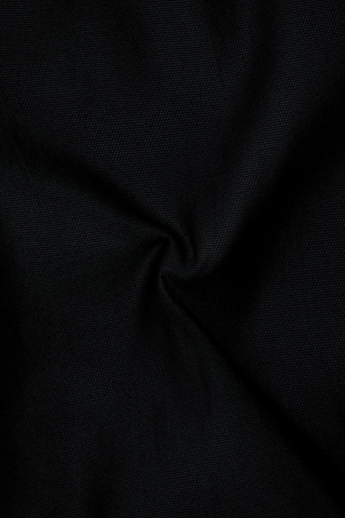 Obsidian-Jade Black Dobby Textured Premium Giza Cotton Dress Shirt