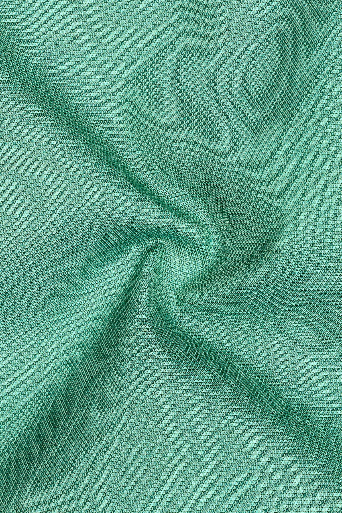Serene-Seafoam Green Dobby Textured Premium Giza Cotton Dress Shirt