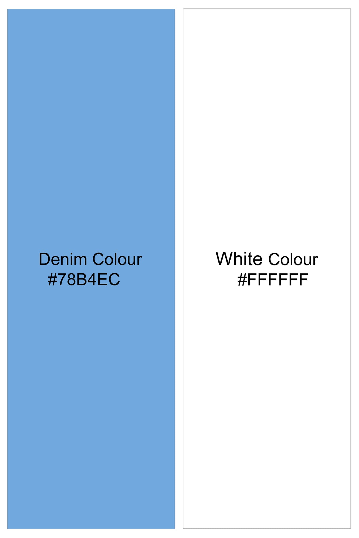 Straven-Denim Blue And Bright White Horizontal Striped Oxford Premium Cotton Casual Shirt