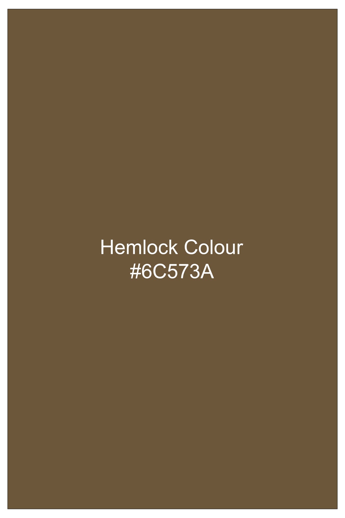 Terros-Hemlock Brown Textured Oxford Premium Cotton Mandarin Casual Shirt