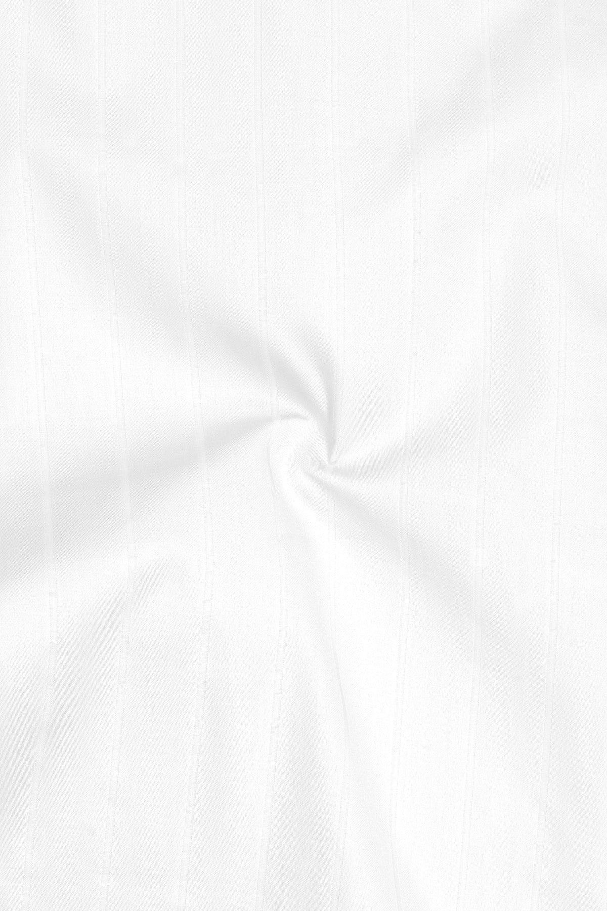 Dorian-Bright White Dobby Striped Premium Giza Cotton Dress Shirt