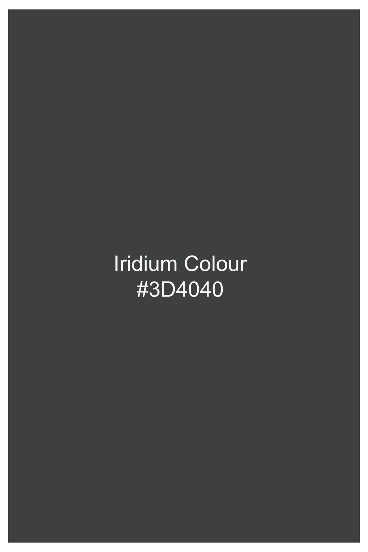 Velaris-Iridium Gray Jacquard Textured Premium Cotton Dress Shirt