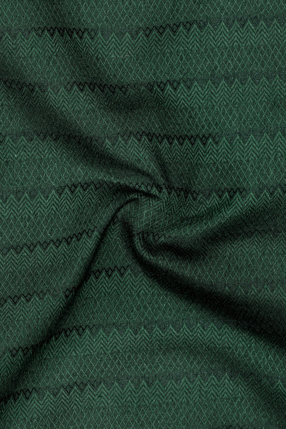Arden-Celtic Green Jacquard Textured Premium Cotton Dress Shirt