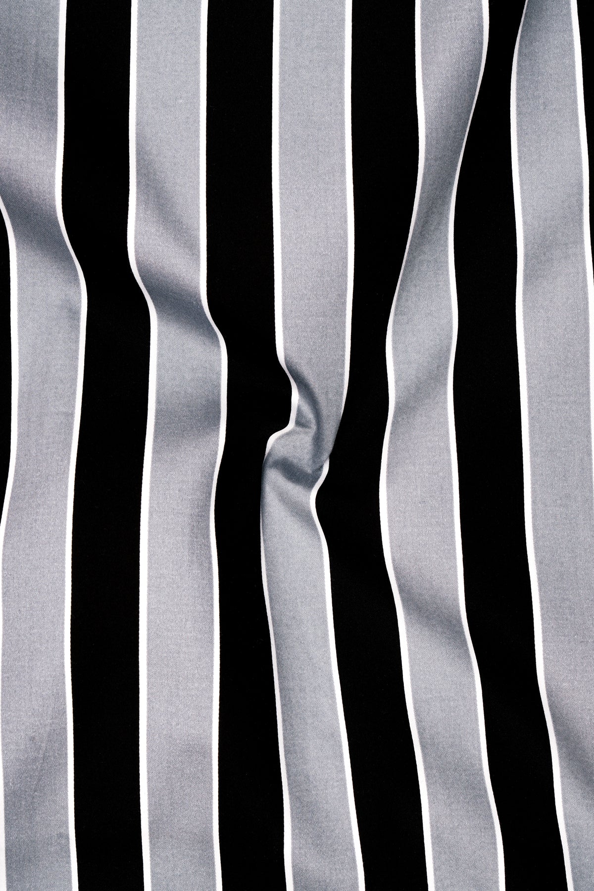 Monarch-Jade Black And Regent Gray Bengal Striped Super Soft Premium Cotton Dress Shirt