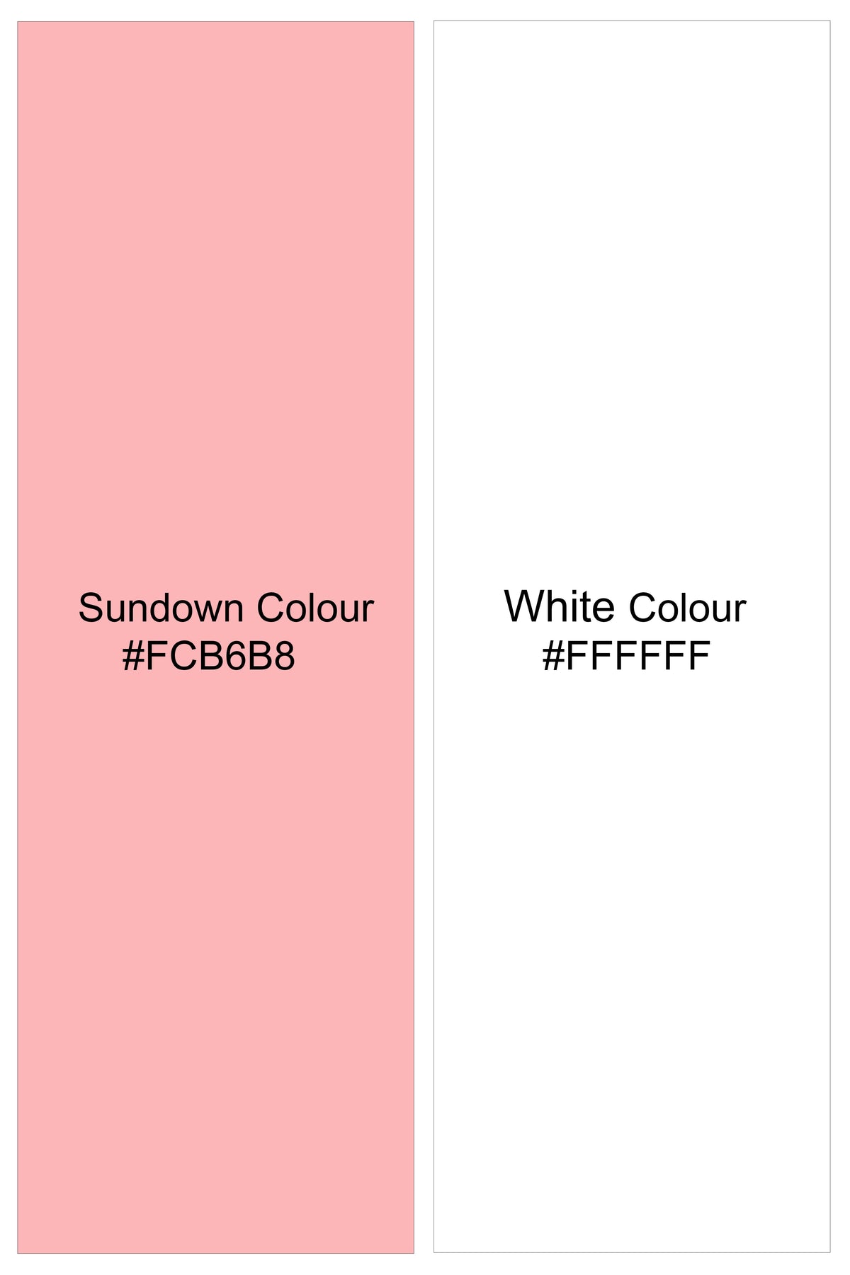 Liora-Sundown Pink And Bright White Striped Oxford Premium Cotton Dress Shirt