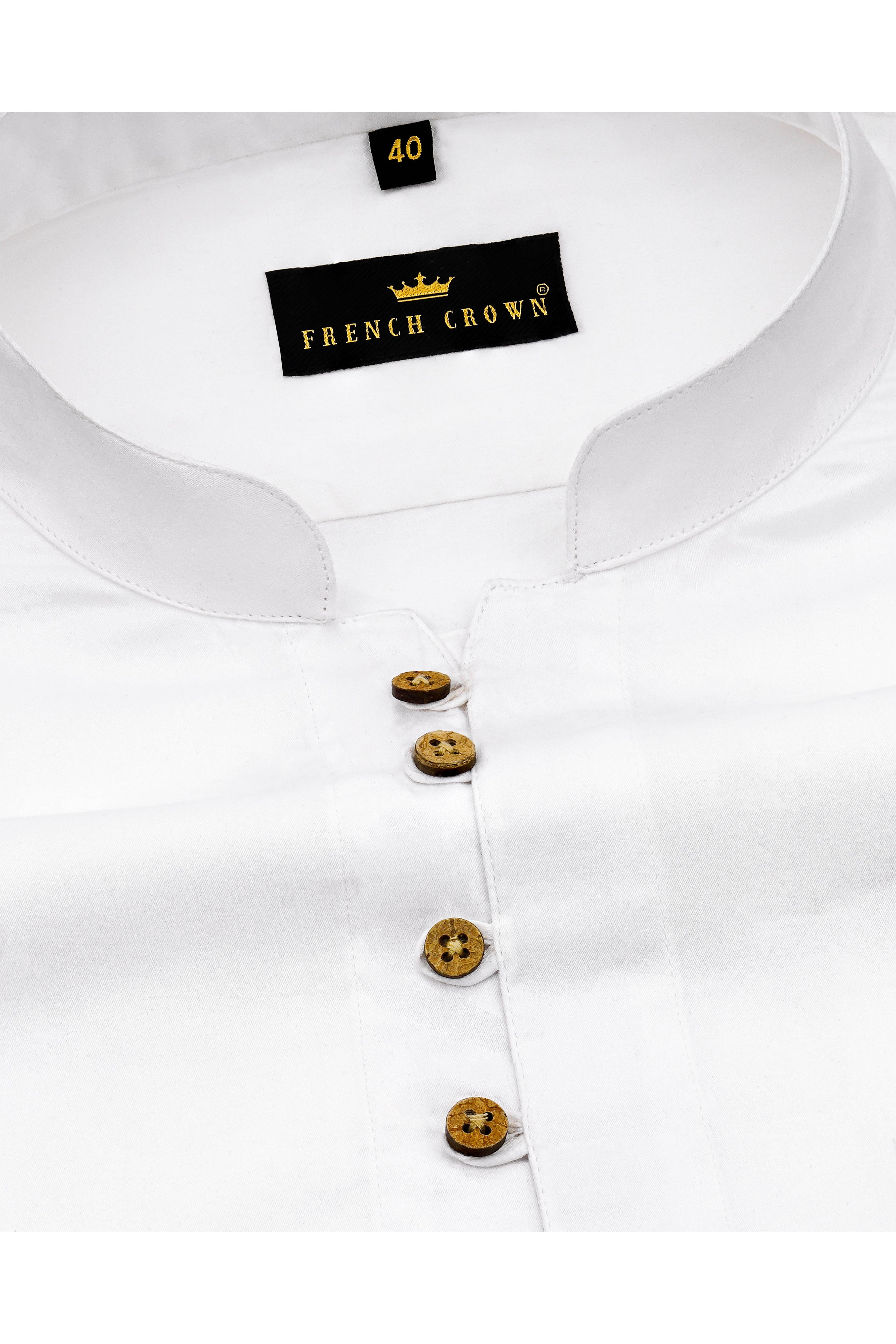 Bright White Dogs Printed Super Soft Premium Cotton Designer Kurta Shirt