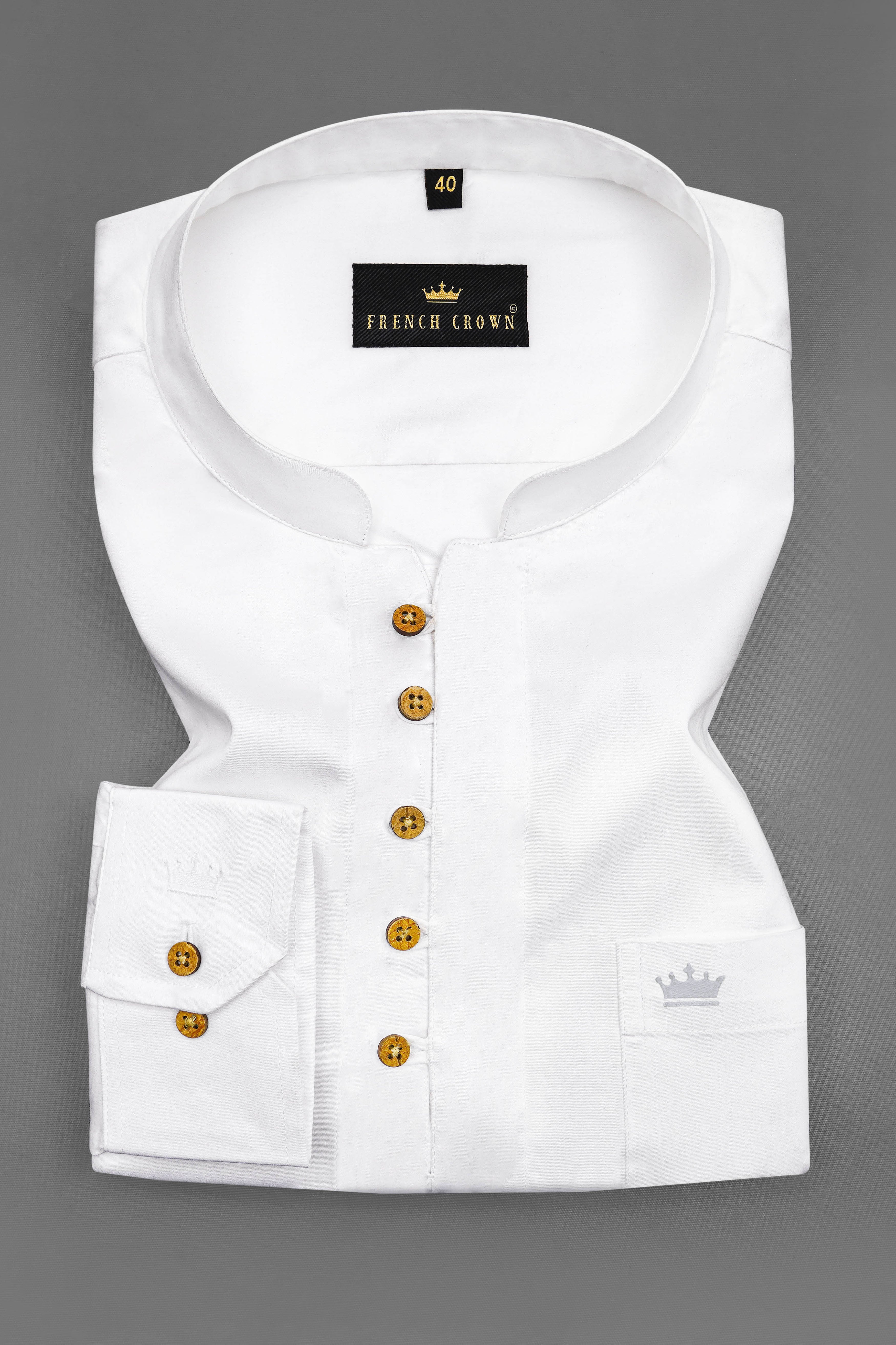 Bright White Dogs Printed Super Soft Premium Cotton Designer Kurta Shirt