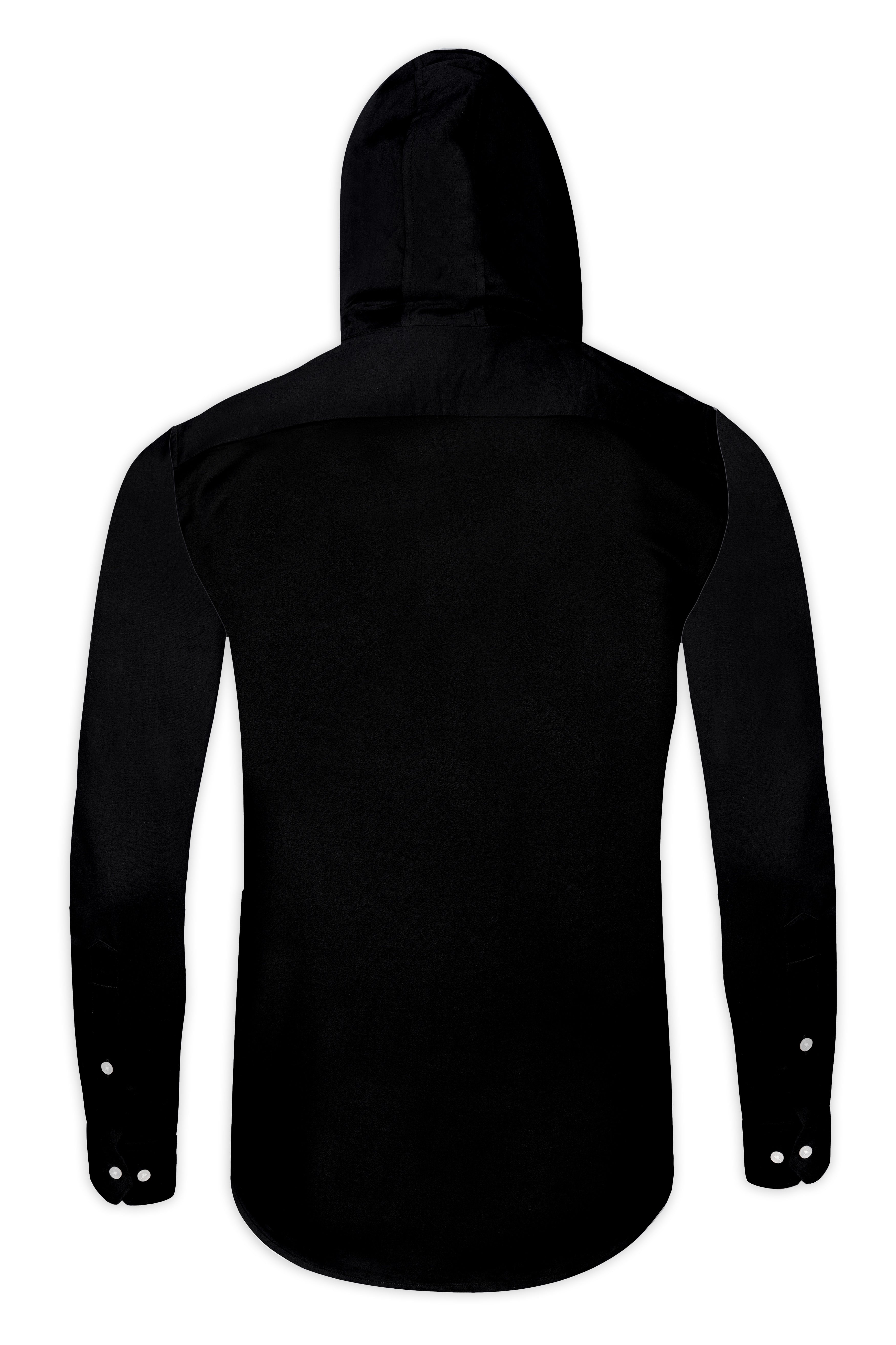 Jade Black Premium Cotton Hoodie Shirt