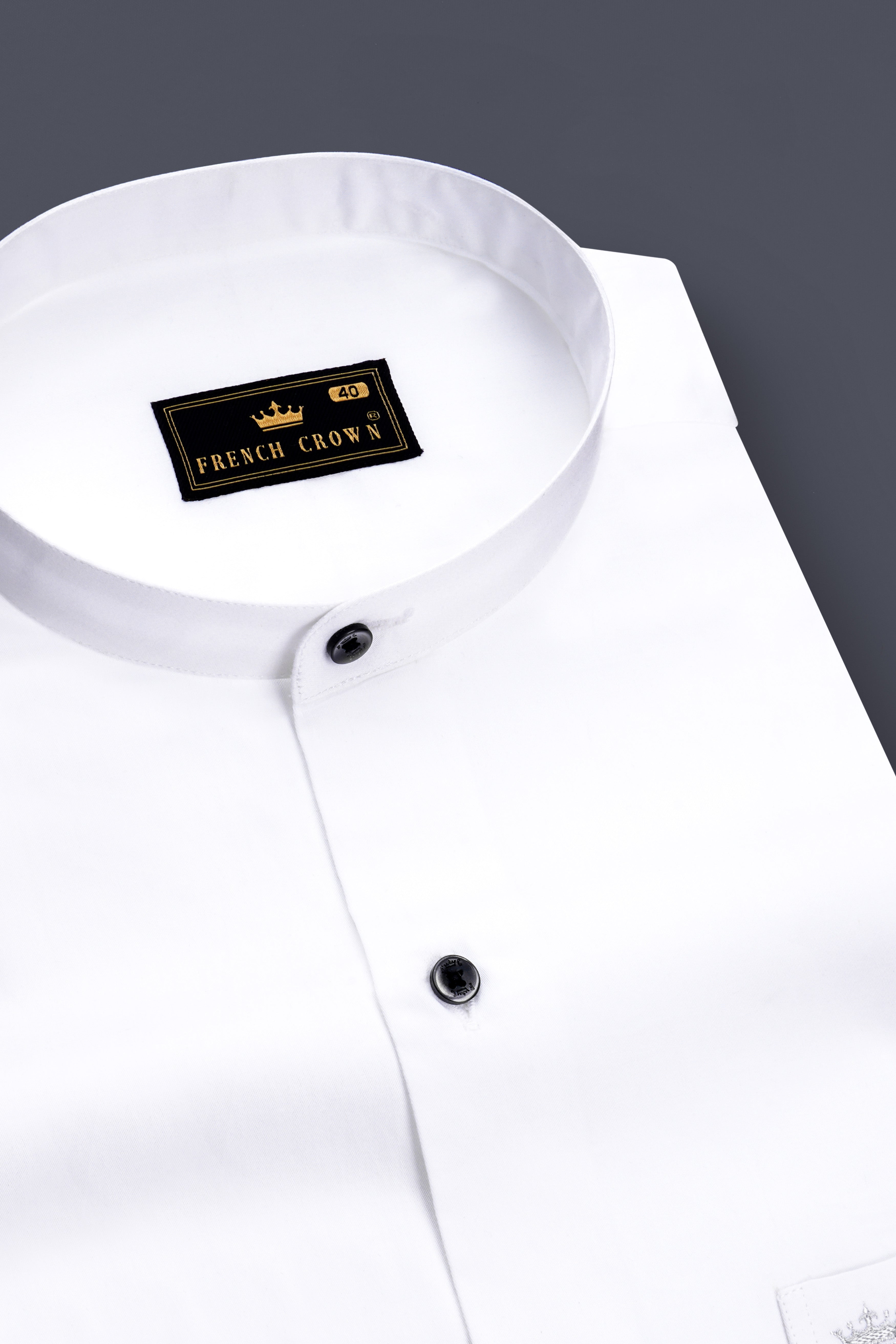 Bright White Super Soft Giza Cotton Evening Shirt