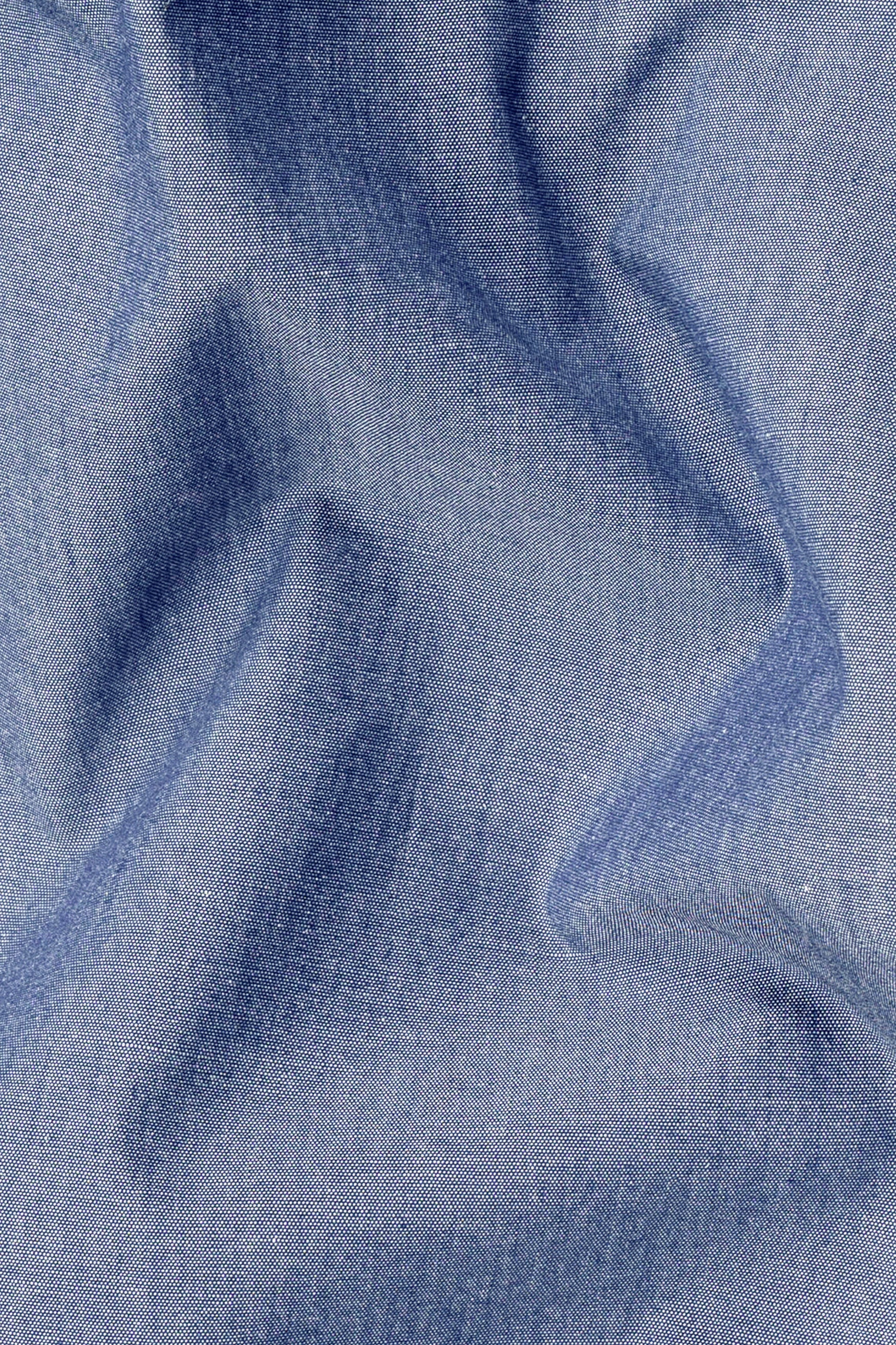 Blue Chambray Premium Cotton Shirt