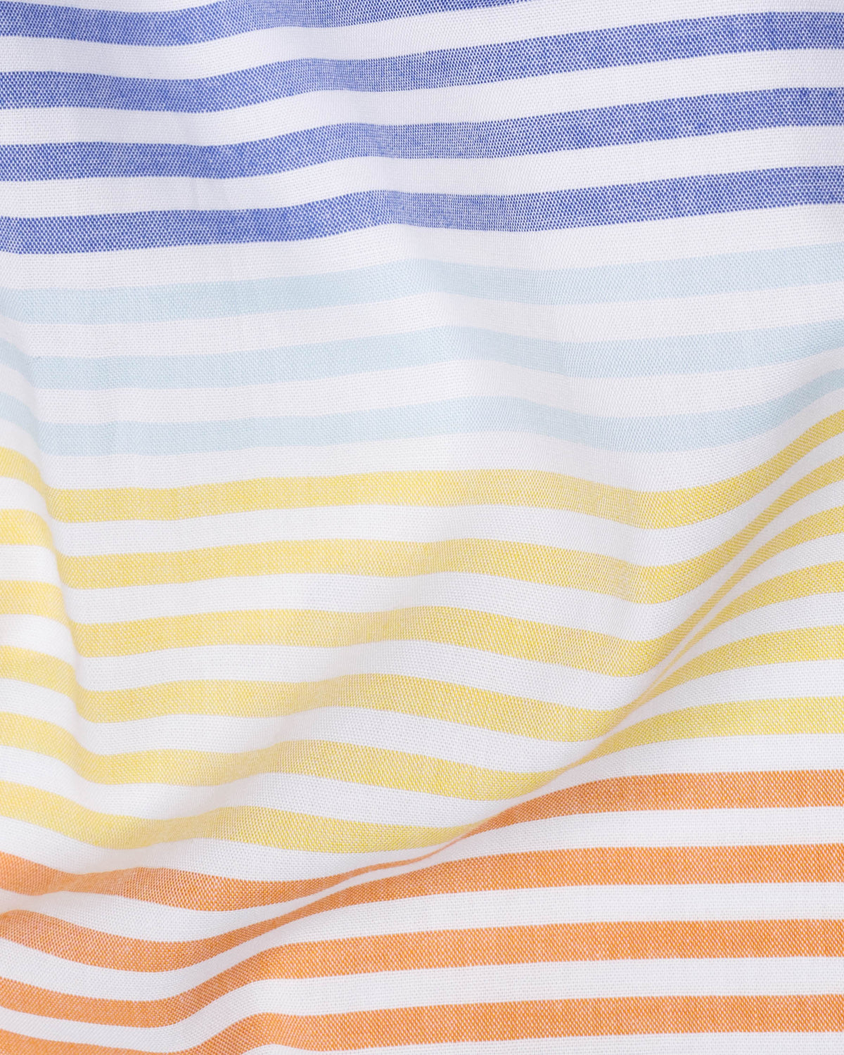 Mischka White Multicolour Striped Premium Cotton Shirt