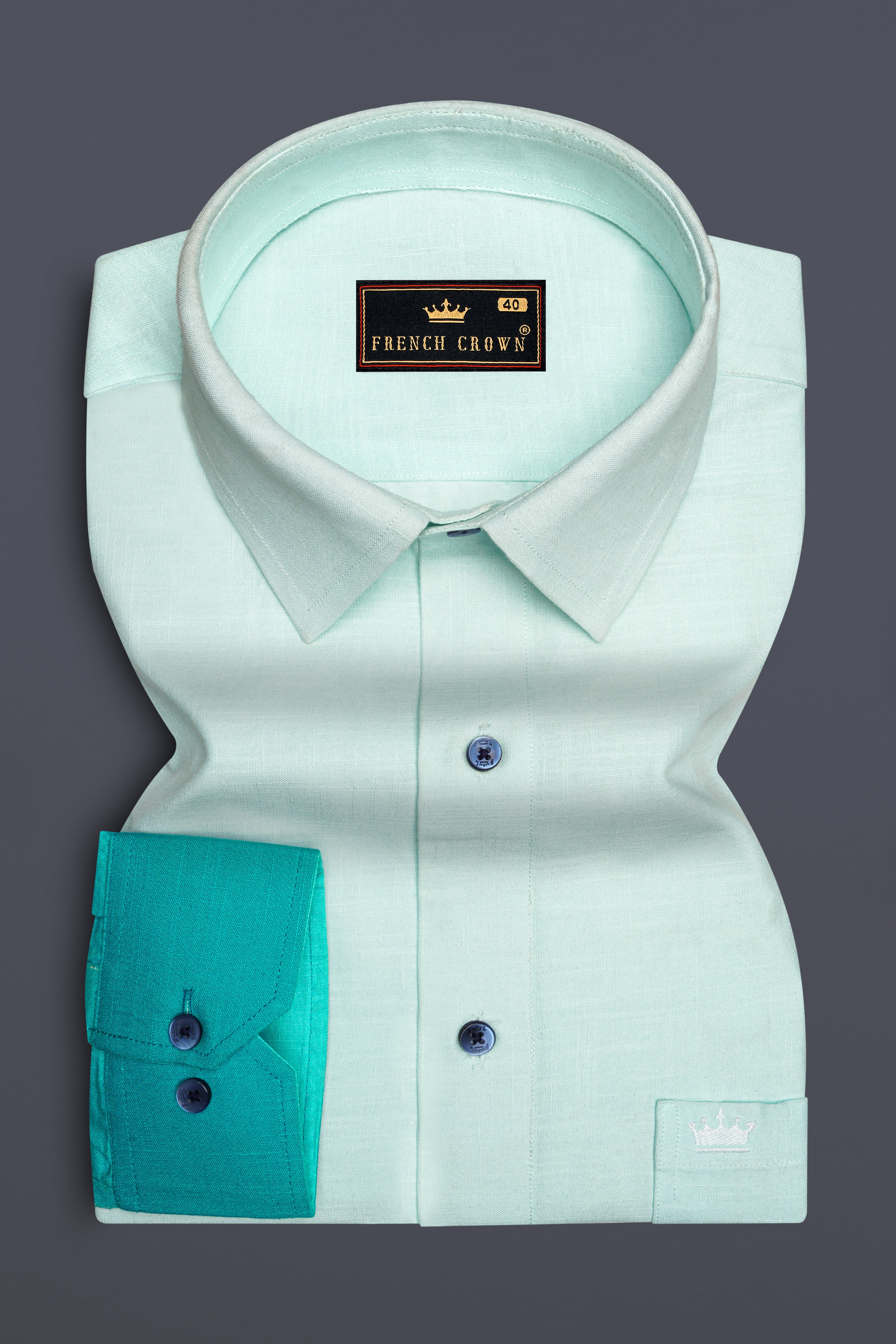 Oyster Bay with Blizzard Blue Royal Oxford Overshirt/Shacket